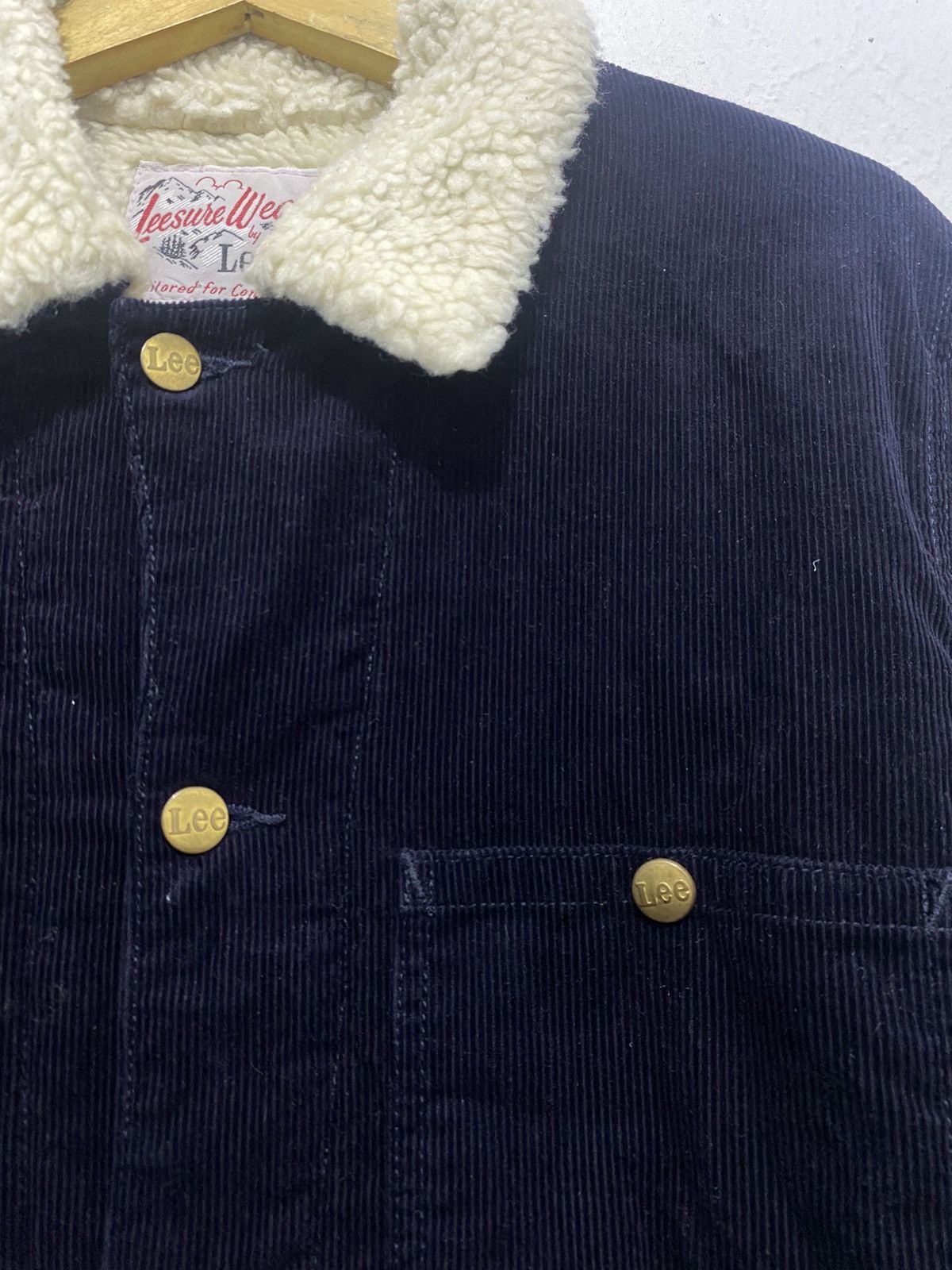 Lee Lee Leesure Wear Sherpa Corduroy Jacket Size US L / EU 52-54 / 3 - 4 Thumbnail