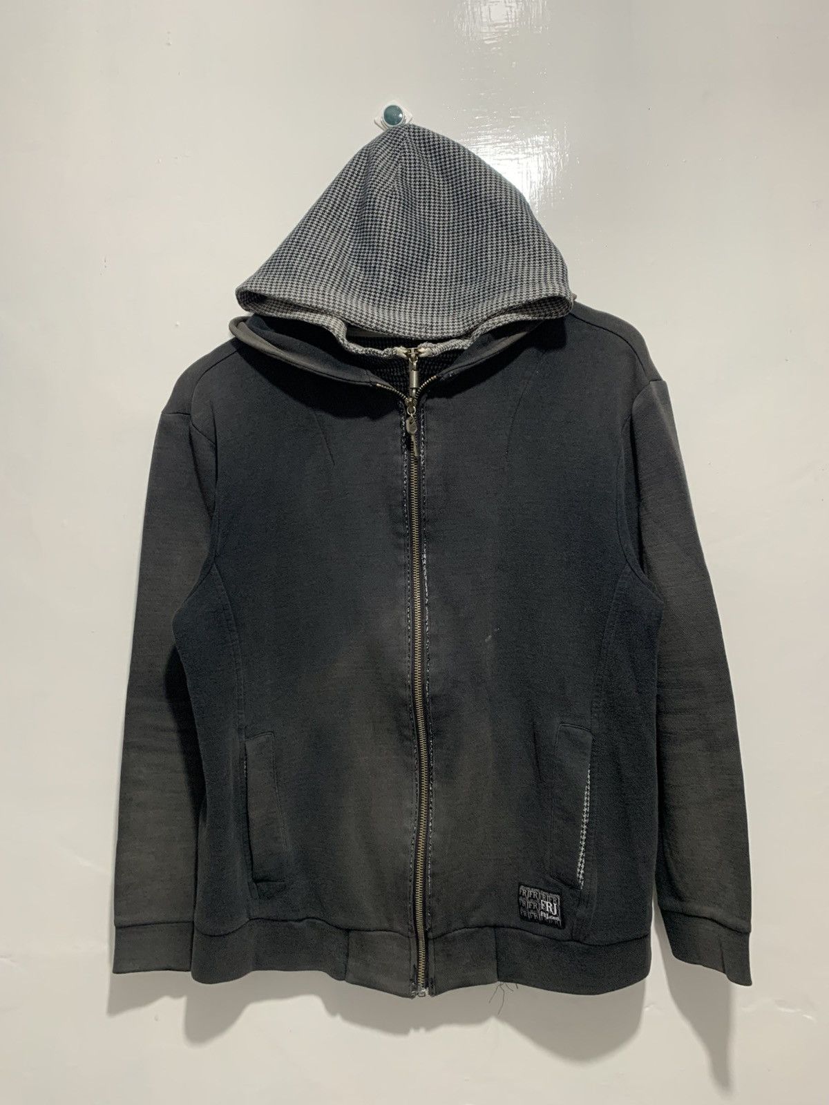 Japanese Brand Rare FRJ Japanese Double Layer Sunfaded Distressed Jacket Size US M / EU 48-50 / 2 - 10 Thumbnail