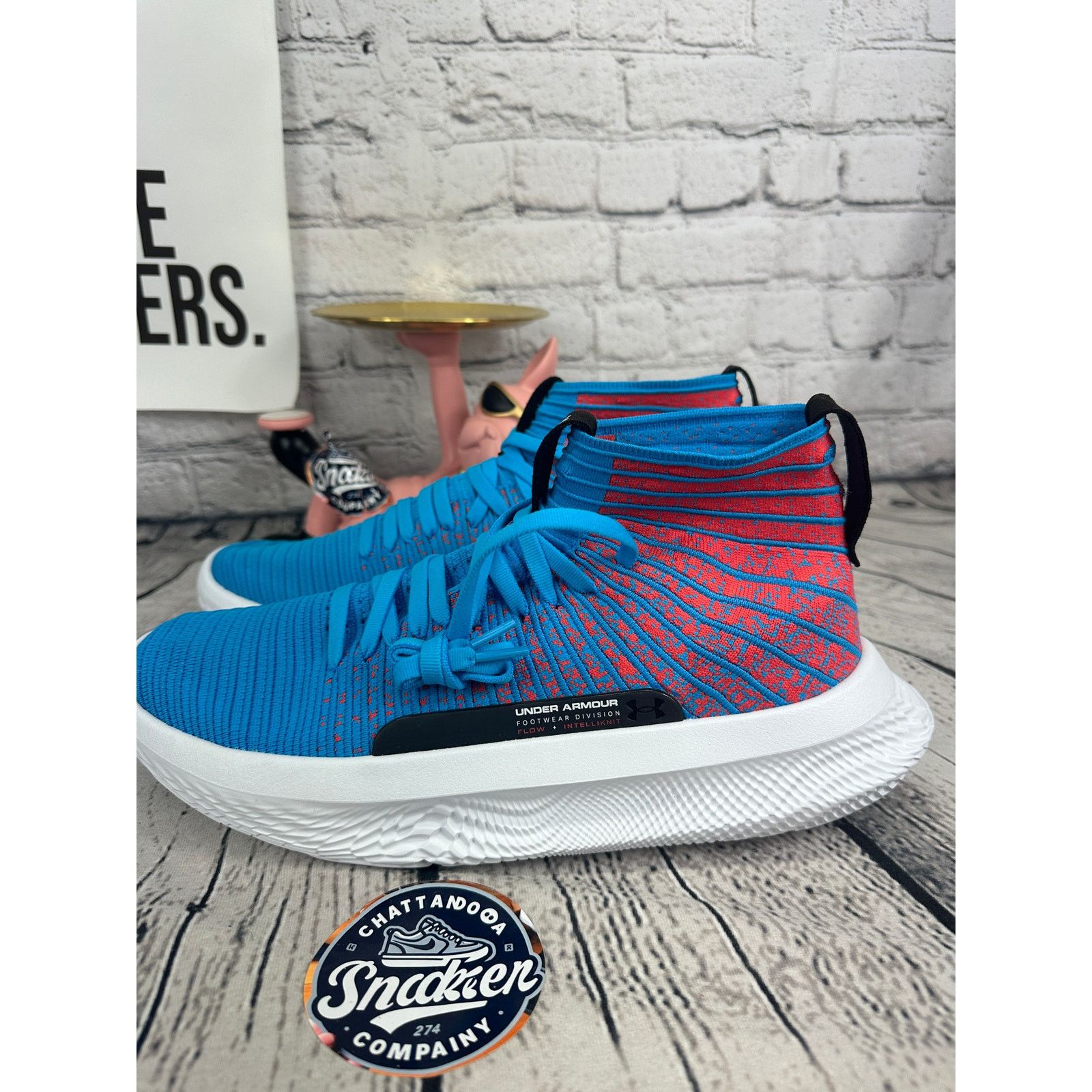 Under Armour Under Armour FUTR X ELITE Basketball Shoes Mens 12 Blue NEW Size US 12 / EU 45 - 3 Thumbnail