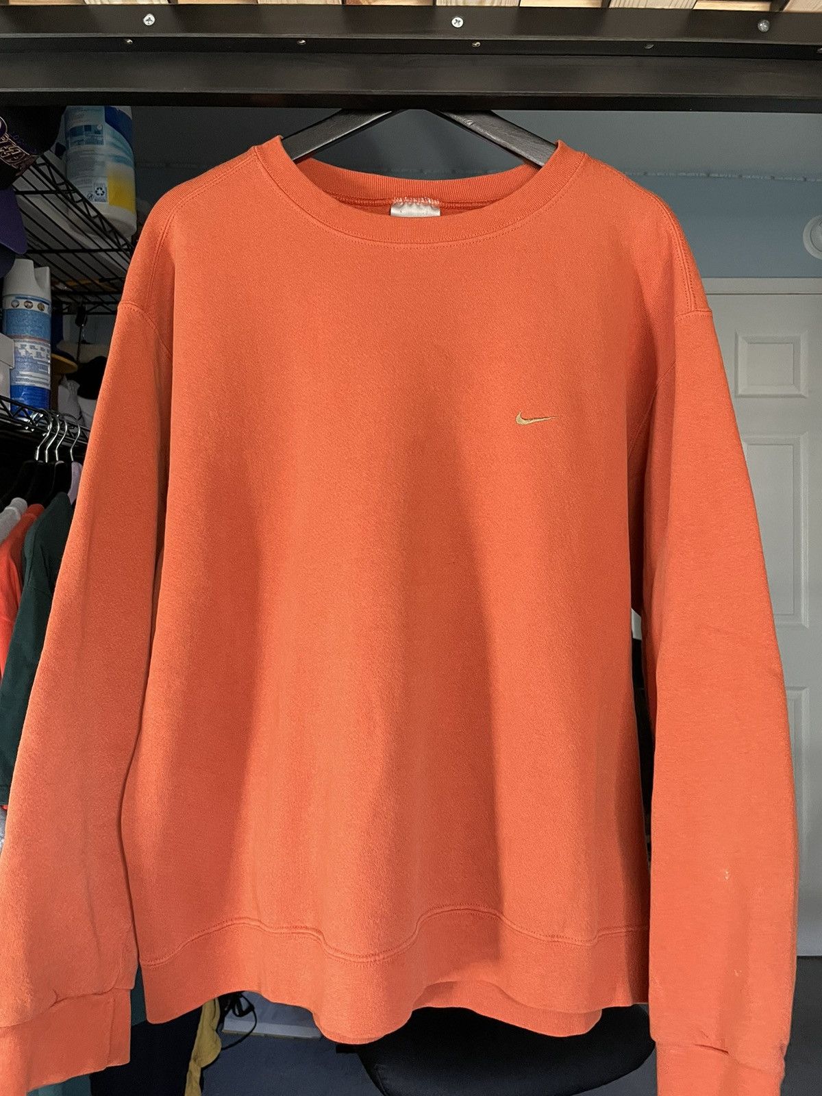Nike × Vintage Vintage Y2K Nike Crewneck Swoosh Size US L / EU 52-54 / 3 - 4 Thumbnail