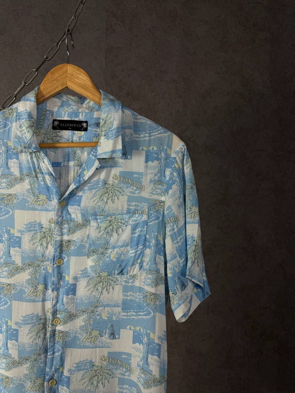 Allsaints Allsaints Sayonara art crazy designer hawaiian shirt Size US M / EU 48-50 / 2 - 2 Thumbnail