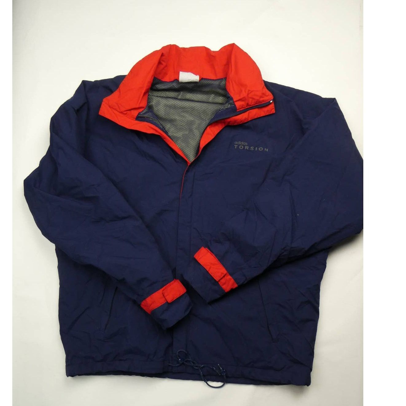 Adidas men's Adidas Torsion lined windbreaker jacket, navy, large Size US L / EU 52-54 / 3 - 1 Thumbnail