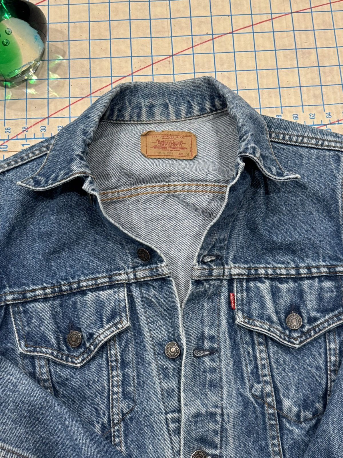 Levi's Vintage 80’s Levi’s Denim Trucker Jacket 70506 0216 Size 38 Size US S / EU 44-46 / 1 - 4 Thumbnail