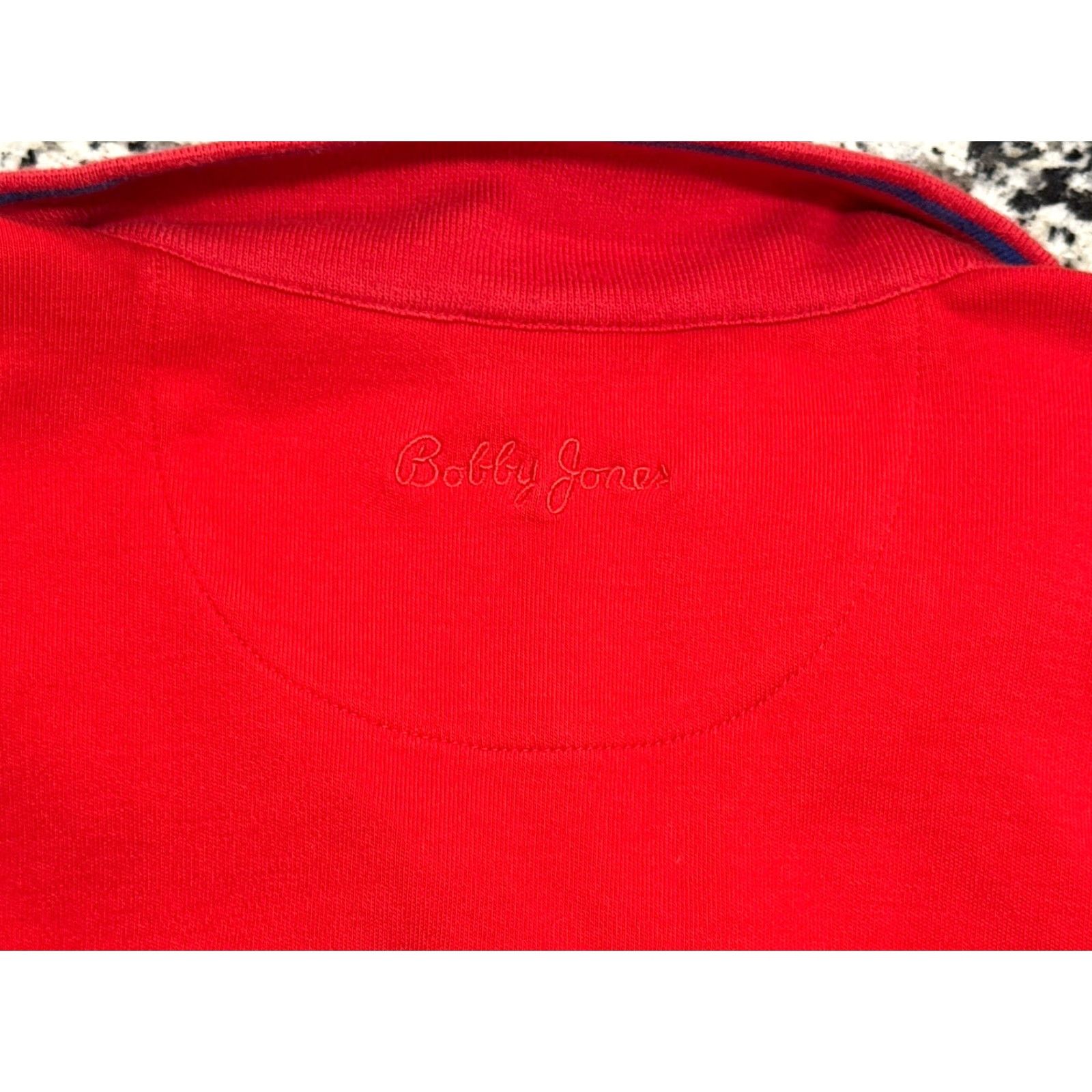 Vintage Bobby Jones Masters Golf Sweater Men L Cotton 1/4 Zip Red Size US L / EU 52-54 / 3 - 7 Thumbnail