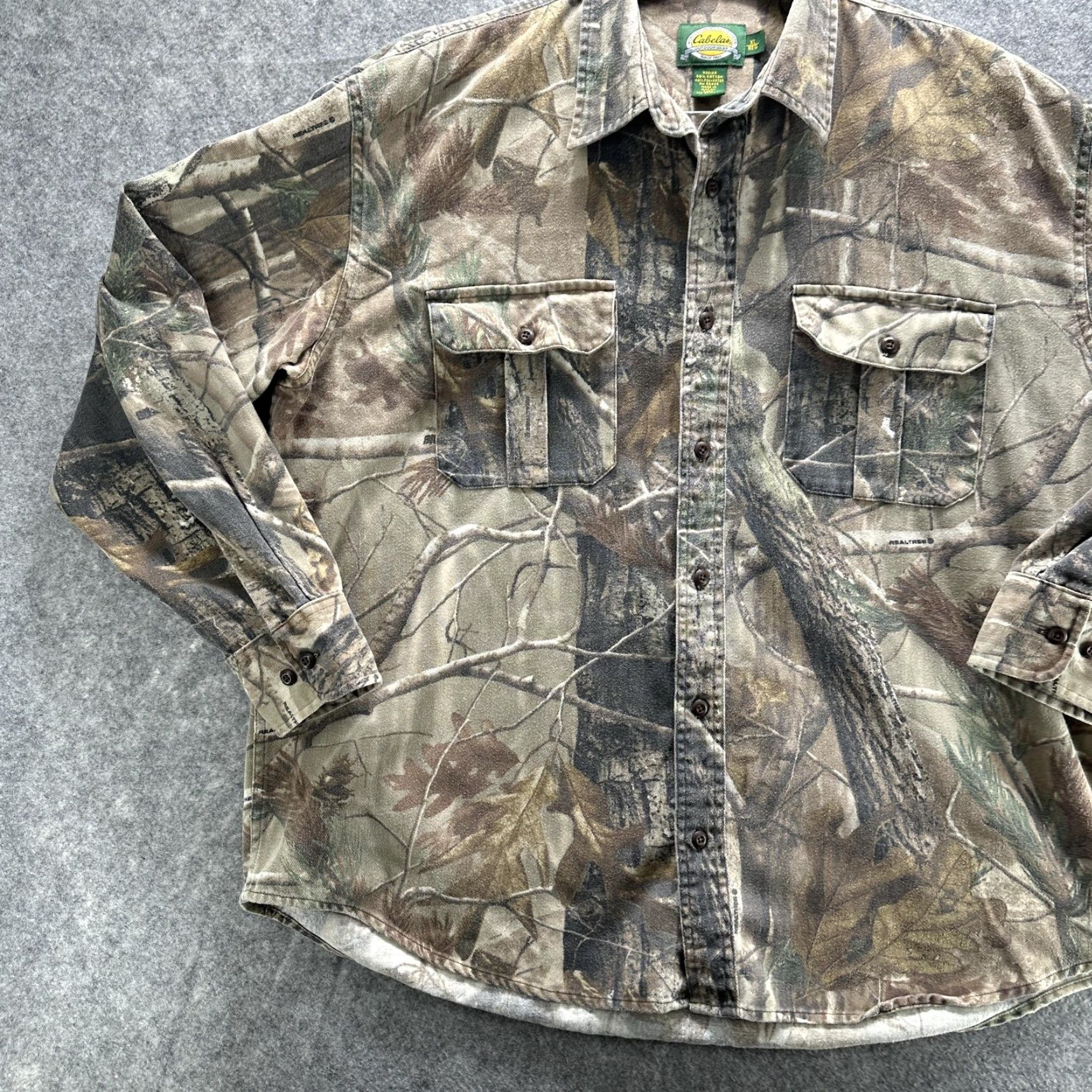Vintage VINTAGE Cabela's Shirt Mens XL Camouflage Realtree Button Front Flannel Hunting Outdoor Gear Size US XL / EU 56 / 4 - 4 Thumbnail