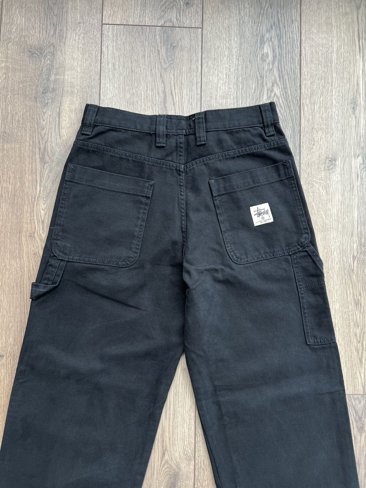 Stussy Stussy Canvas Double Knee Work Pants “Black” 28 Size US 28 / EU 44 - 3 Thumbnail