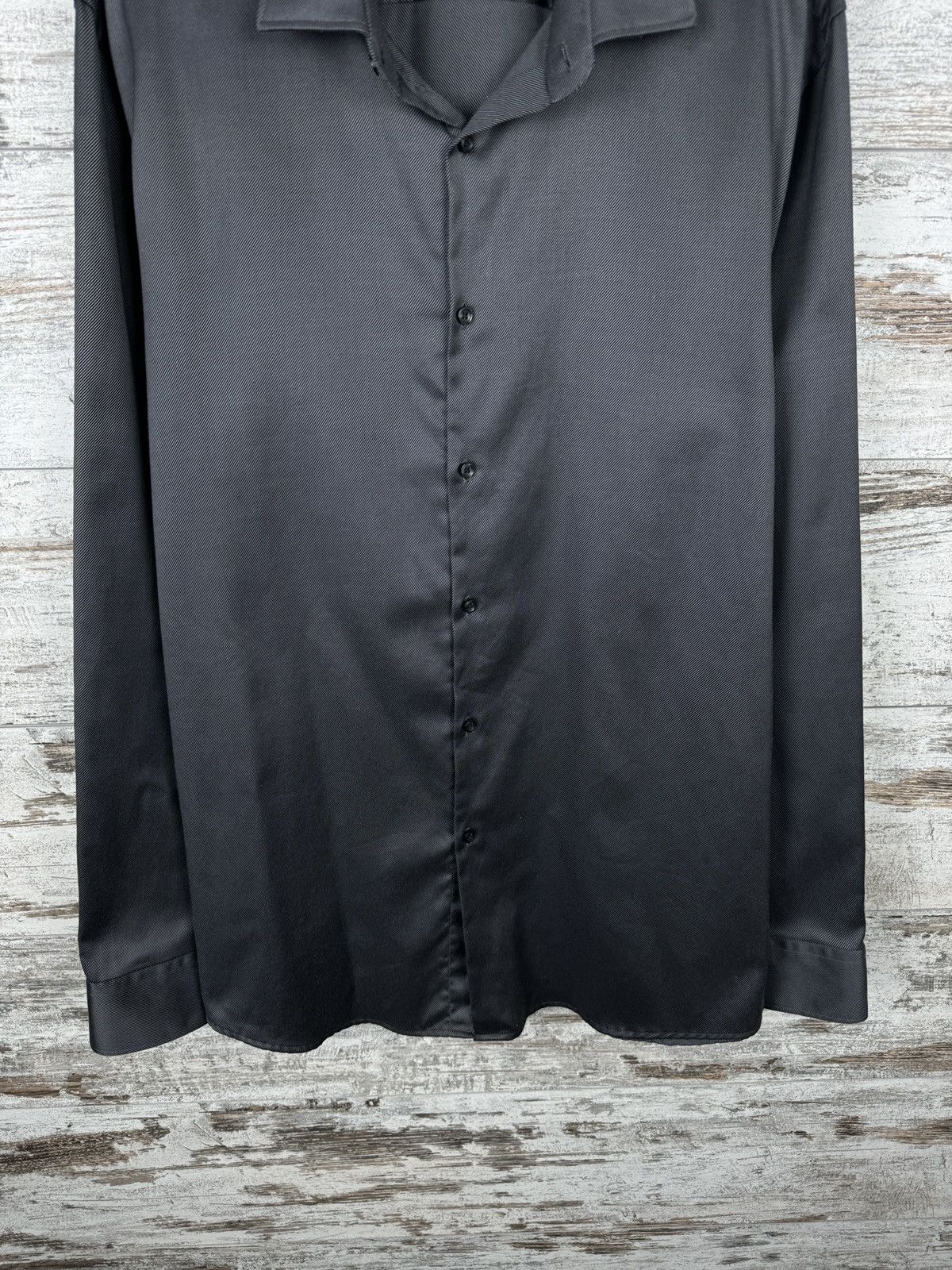 Hugo Boss Mens Vintage Hugo Boss luxury shirts button up grey Size US L / EU 52-54 / 3 - 3 Thumbnail