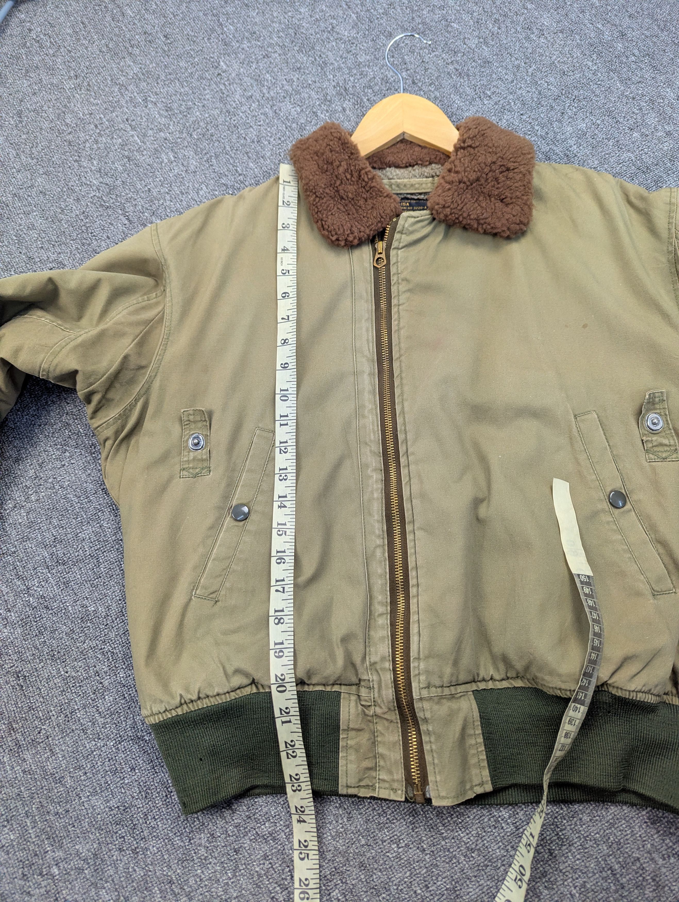 Vintage Vintage B-15A Houston Military Bomber Flight Jacket Size US M / EU 48-50 / 2 - 22 Thumbnail