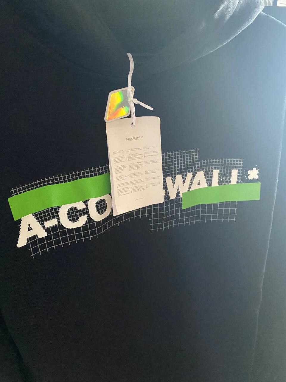 A-COLD-WALL* A-Cold-Wall* Black Grid Hoodie Size US M / EU 48-50 / 2 - 10 Thumbnail