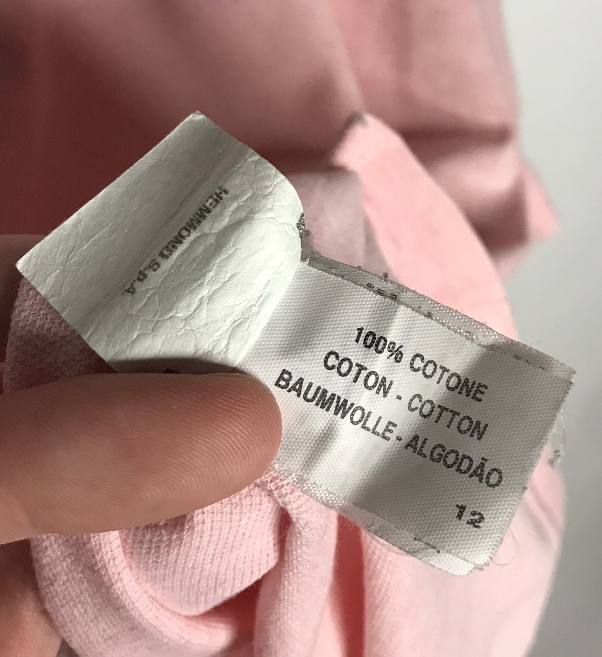 Valentino Valentino Jeans Mens Zip Polo Sz XXL Pink Size US XXL / EU 58 / 5 - 8 Thumbnail