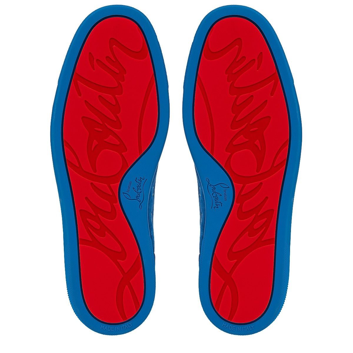 Christian Louboutin o1s1wg110425 Louis Orlato Flat in Blue Size US 8 / EU 41 - 5 Thumbnail