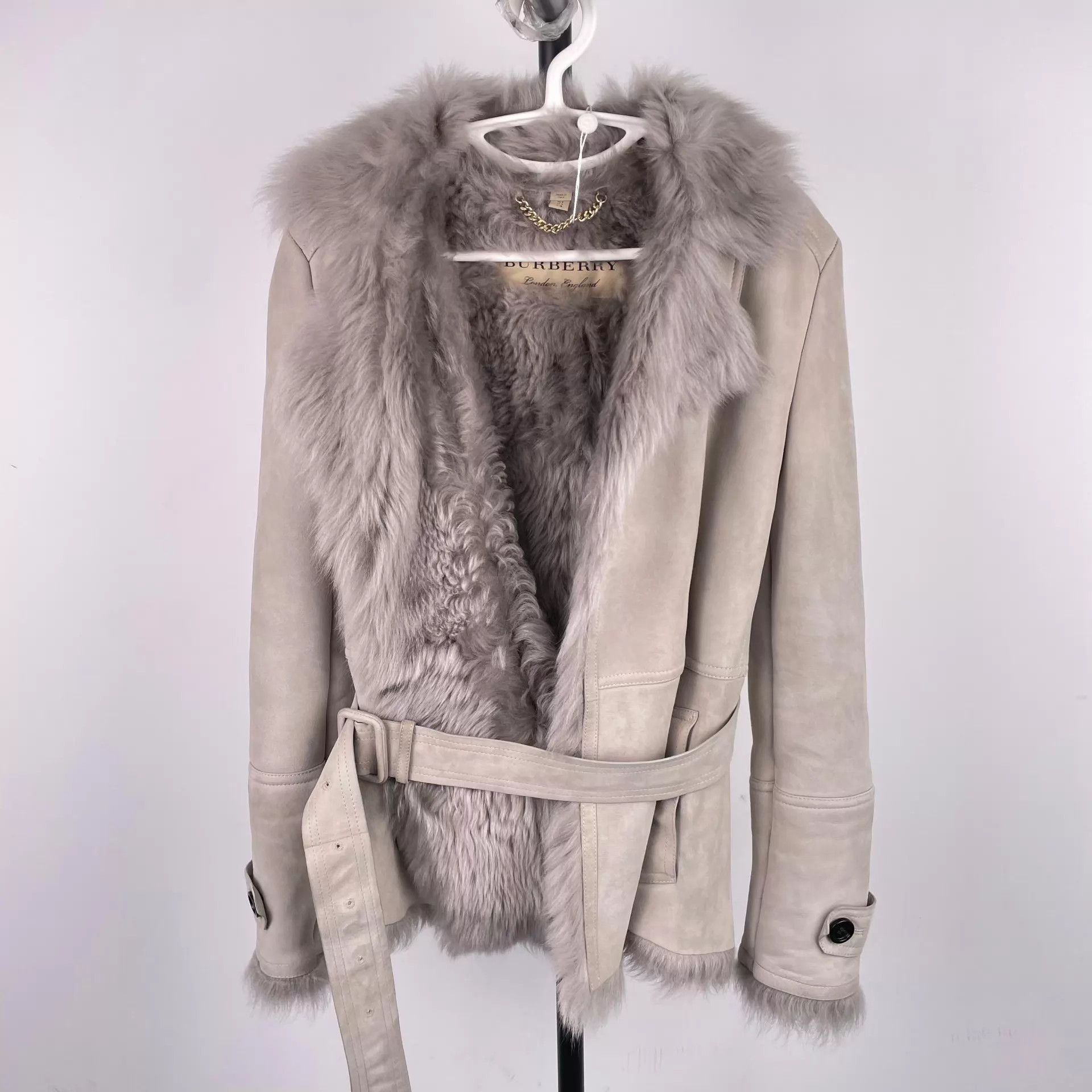 Burberry Burberry fur-lined leather coat Size XS / US 0-2 / IT 36-38 - 1 Thumbnail