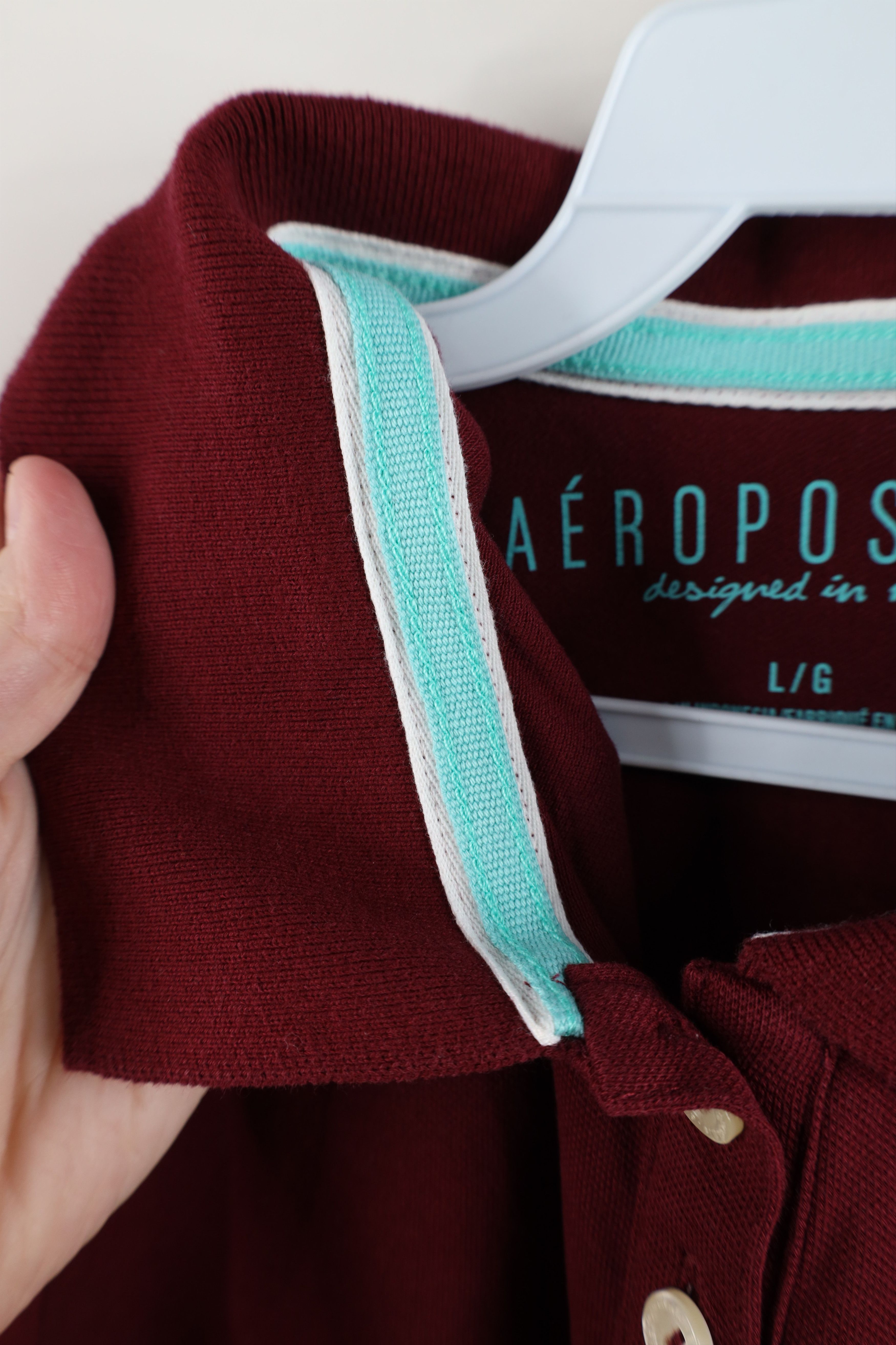Aeropostale Vintage Y2K Aeropostale Bella Collared Polo Shirt Red Size L / US 10 / IT 46 - 6 Thumbnail