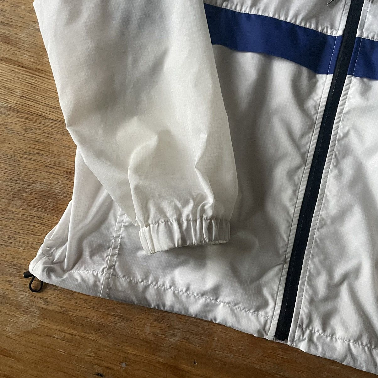 A.P.C. APC translucent wind breaker in white with blue and black Size US L / EU 52-54 / 3 - 2 Thumbnail