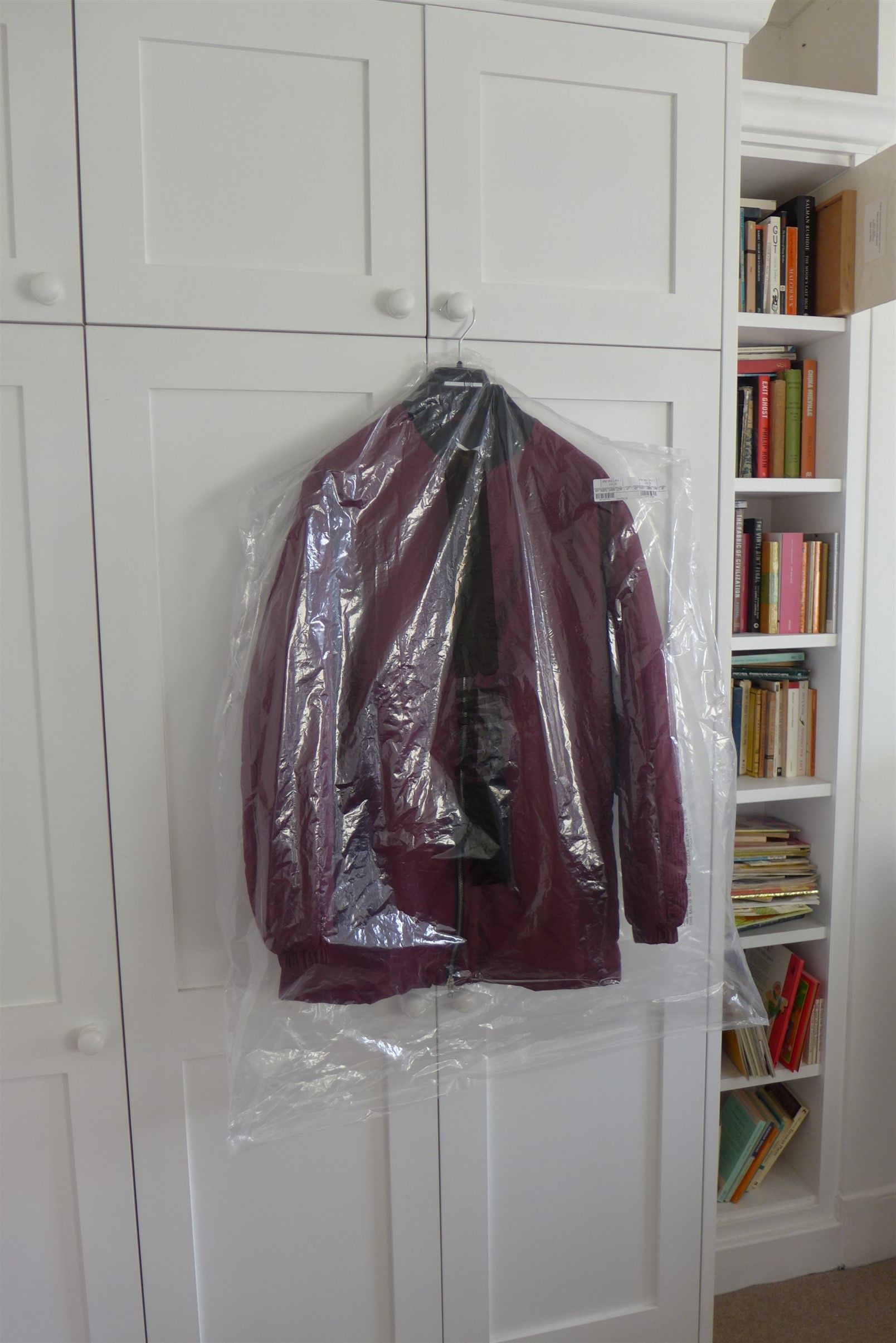 Alexander McQueen McQueen McQ Hybrid MA Bomber Jacket - Burgundy Size US S / EU 44-46 / 1 - 12 Thumbnail