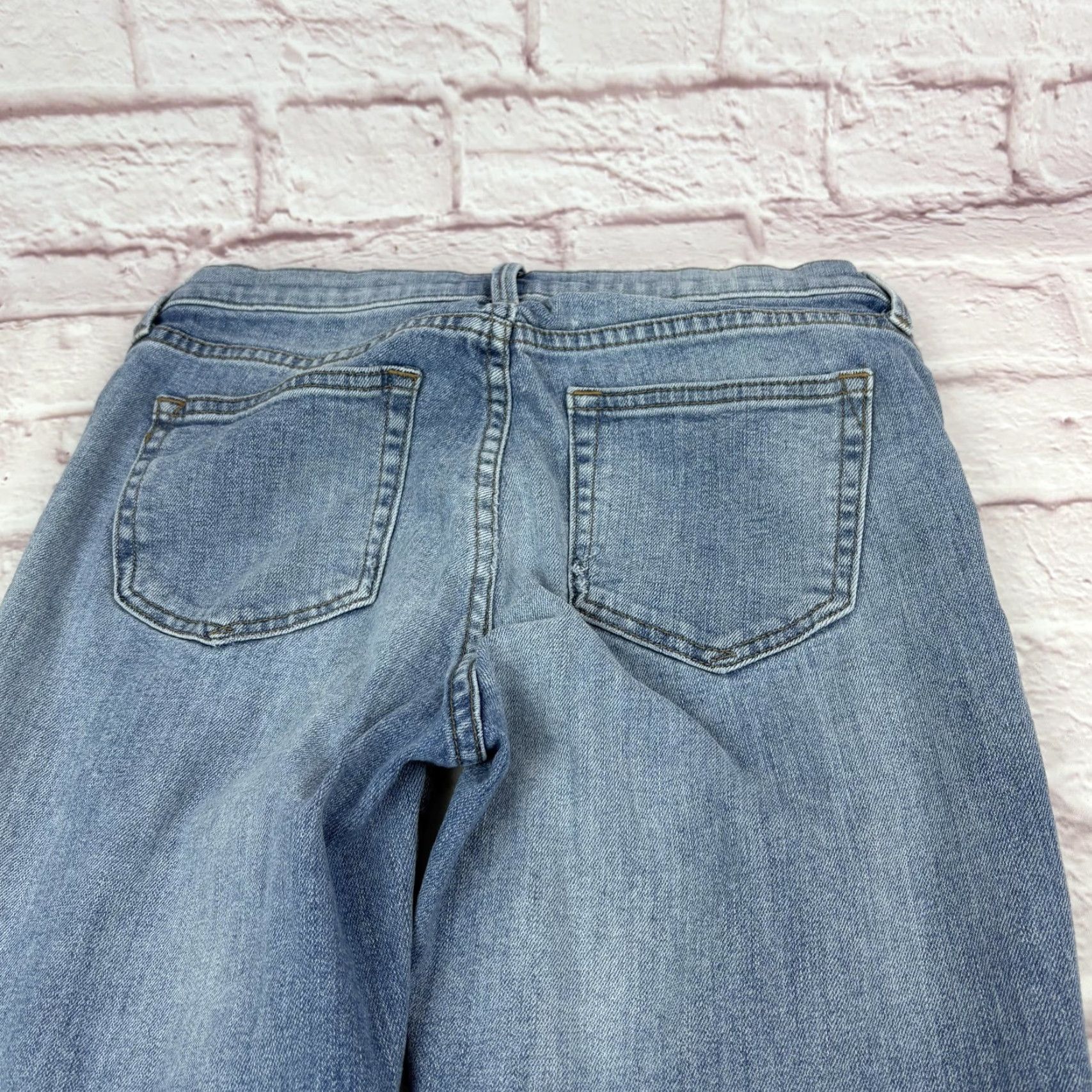 Gap VINTAGE Gap 1969 Jeans Womens 26 Light Wash Mid Rise Straight Stretch Denim 28 x 28 Size 26" / US 2 / IT 38 - 7 Thumbnail