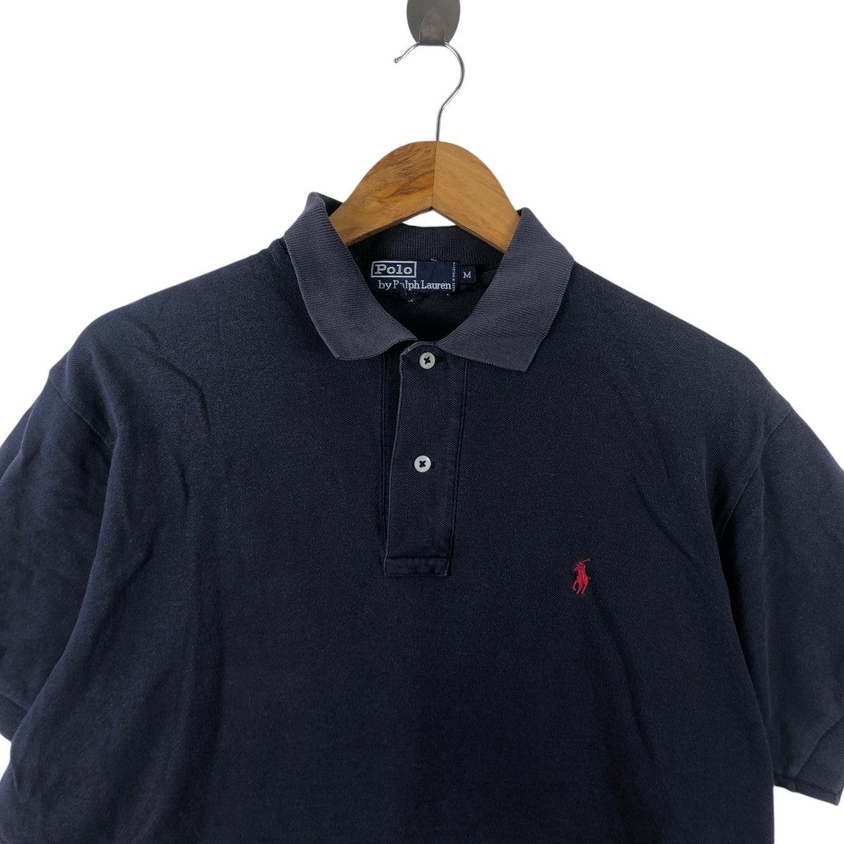 Polo Ralph Lauren Vintage POLO RALPH LAUREN Small Pony Polo Tee Shirt Top Size US M / EU 48-50 / 2 - 2 Thumbnail