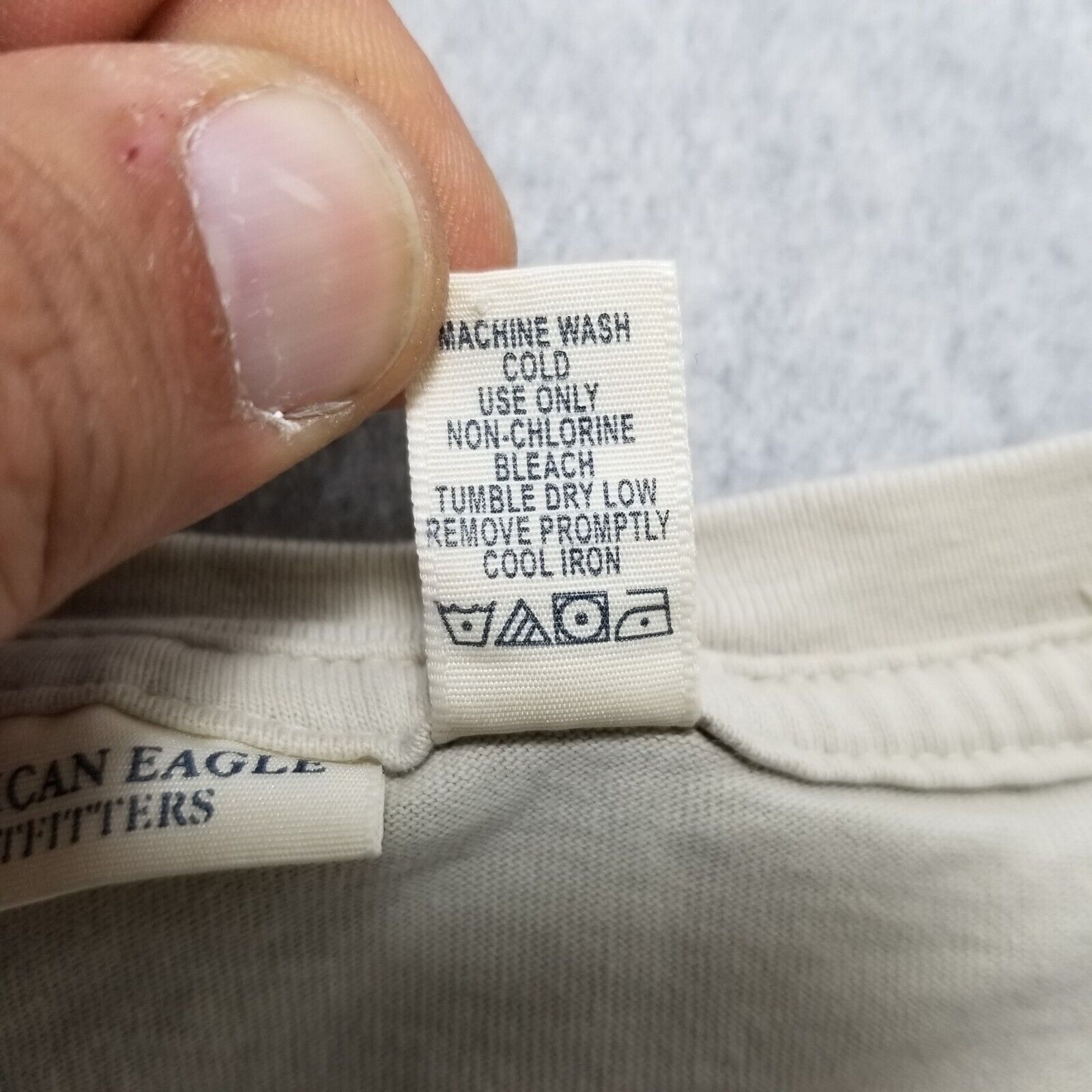 American Eagle Outfitters American Eagle Shirt Womens XL Beige Round Neck Size XL / US 12-14 / IT 48-50 - 8 Thumbnail