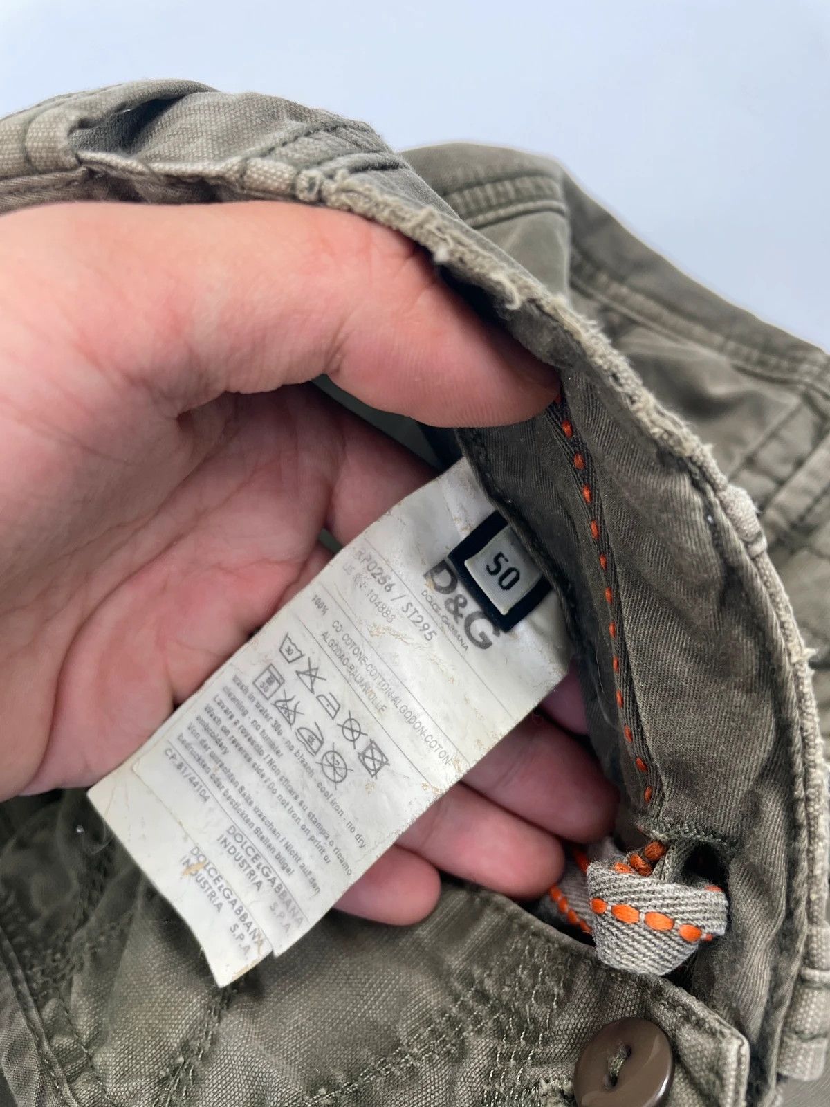 Dolce & Gabbana Dolce Gabbana FW2006 Cargo Military Short Army Khaki Green Size US 34 / EU 50 - 5 Thumbnail