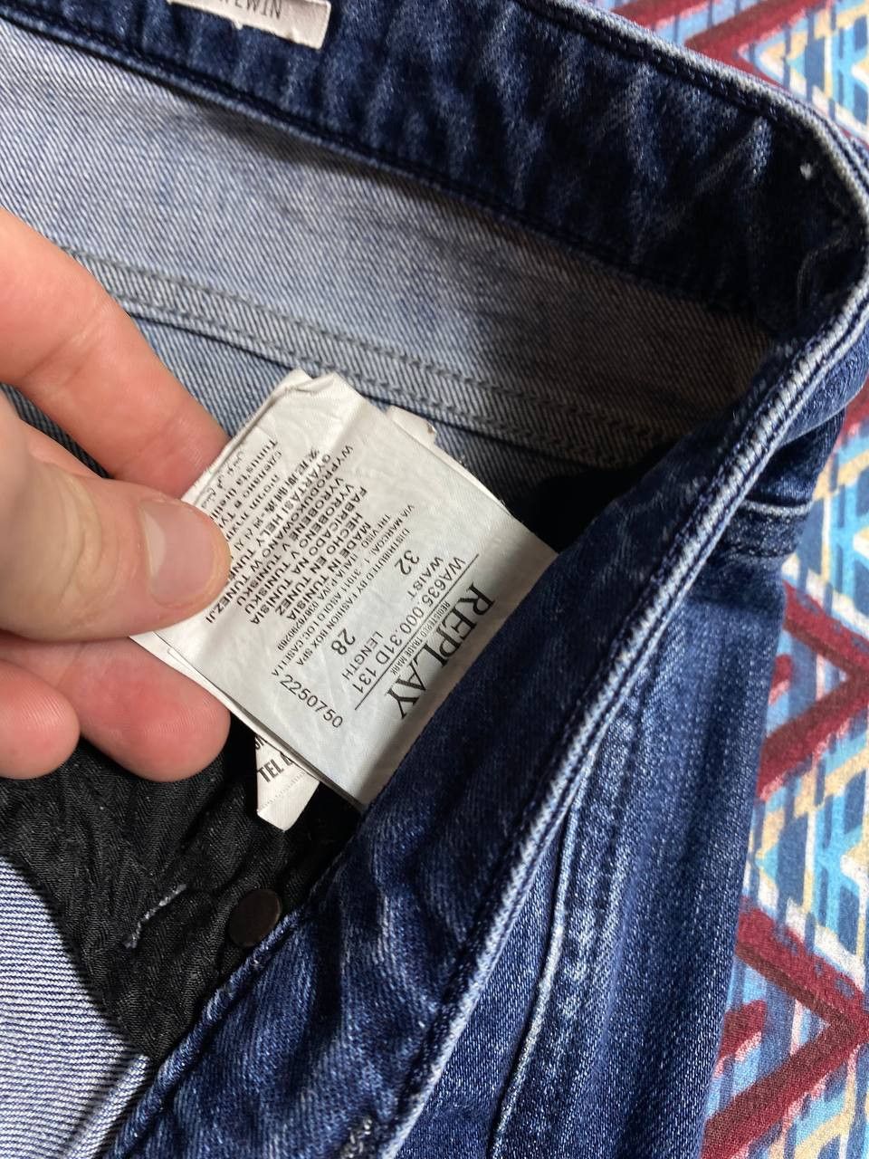 Replay × Vintage Vintage Replay Denim Baggy Style Jeans Size US 32 / EU 48 - 3 Thumbnail