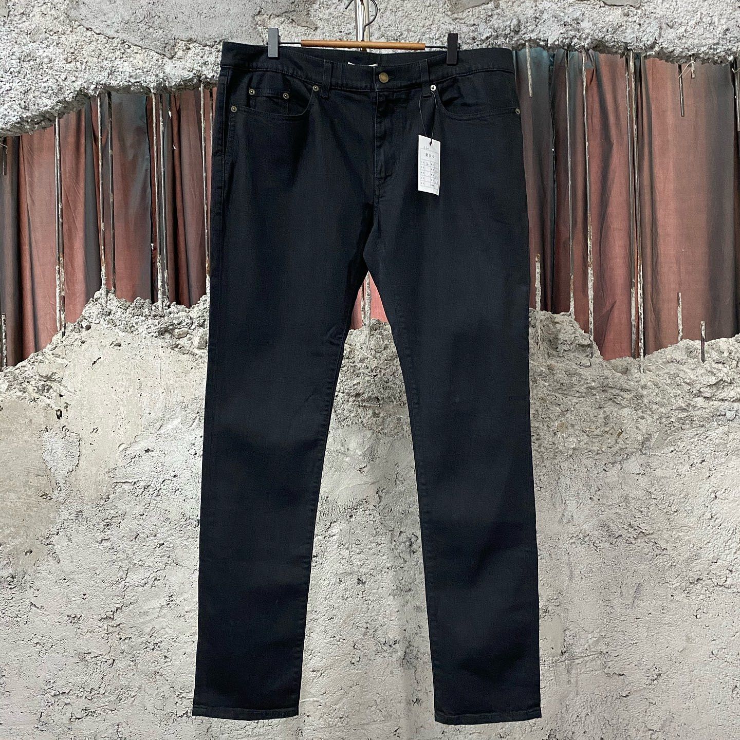 Saint Laurent Paris Saint Laurent Black Stretch Denim Jeans Size 36 Size US 36 / EU 52 - 1 Thumbnail
