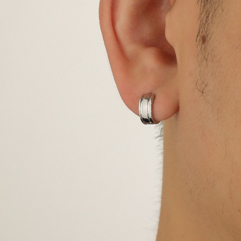 Jewelry × Sterling Silver Future Earrings One Pairs Chrome Jewelry Size ONE SIZE - 4 Thumbnail