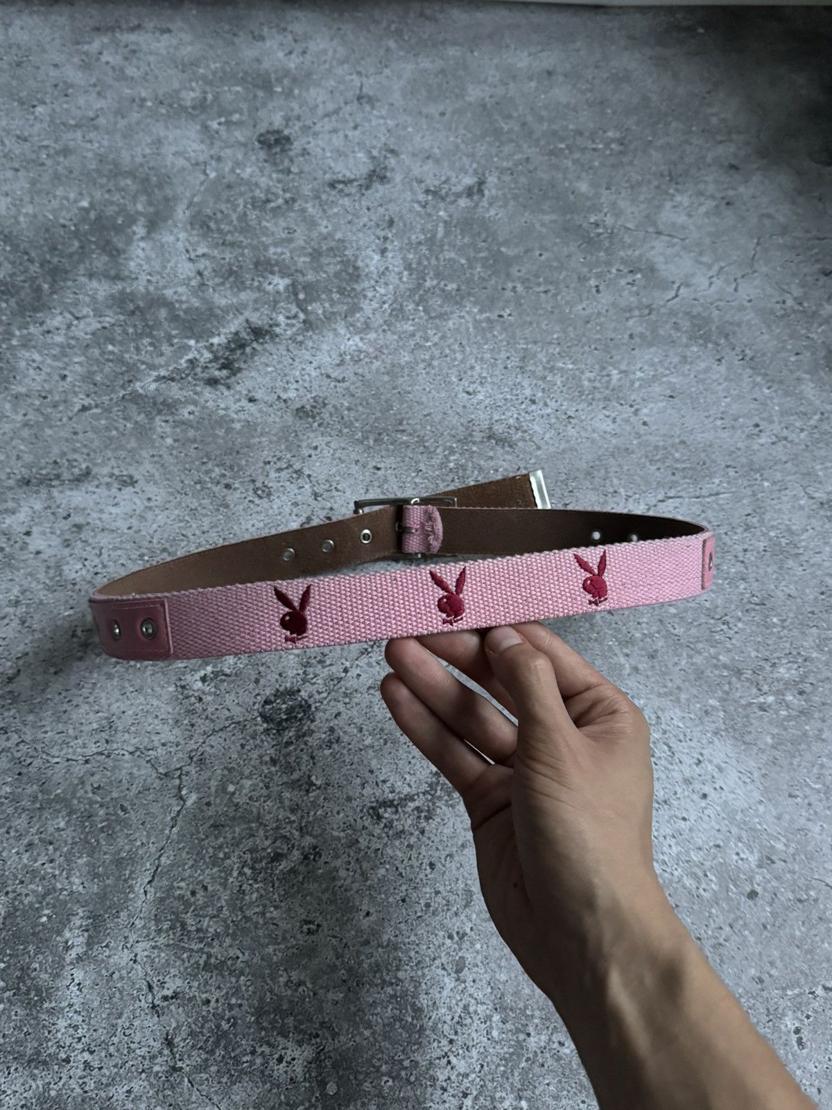 Playboy × Vintage Vintage PlayBoy leather pink Y2K belt Size ONE SIZE - 13 Thumbnail