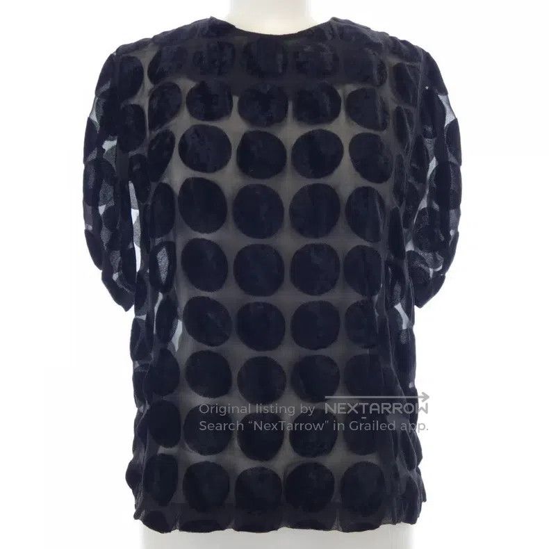 Comme des Garcons Comme Des Garcons Polka dot sheer top Size S / US 4 / IT 40 - 1 Thumbnail