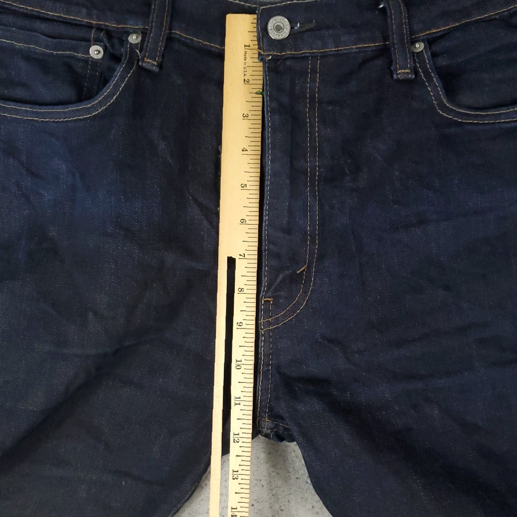 Levi's Levis 512 Jeans Mens 38x31 Blue Slim Taper Leg Denim Pants Size US 38 / EU 54 - 6 Thumbnail