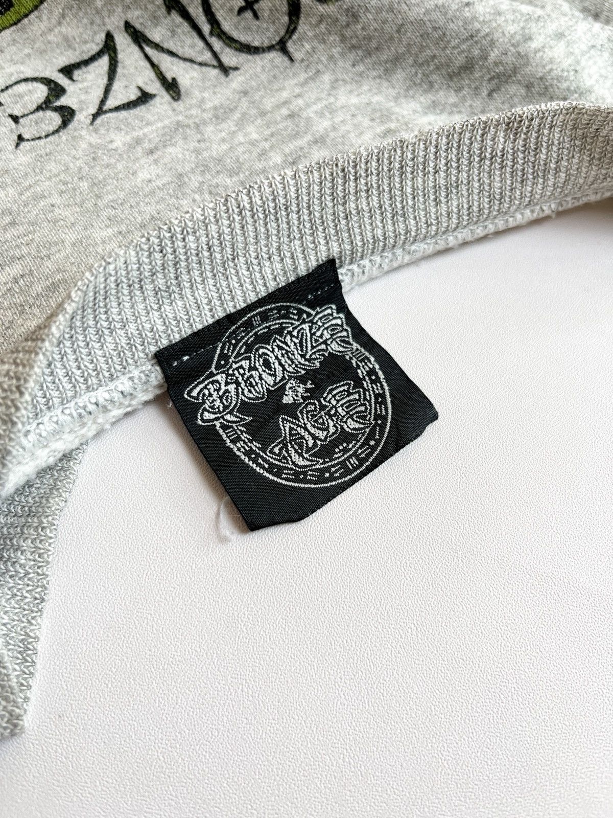 Bones Skateboards bronzeage hanes sweatshirt grey vintage 80s Size US L / EU 52-54 / 3 - 6 Thumbnail