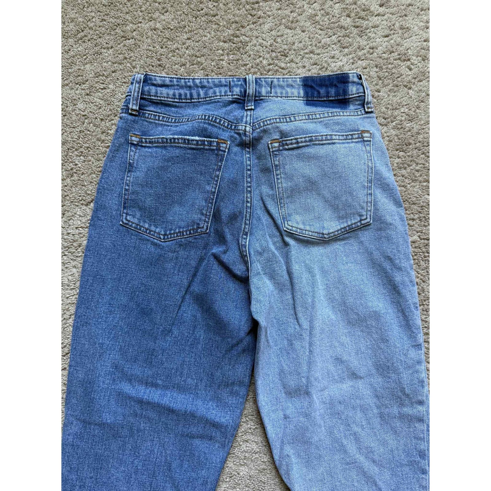 Abercrombie & Fitch Abercrombie & Fitch Curve Love Mom Jeans Blue 27 / 4R Size 27" / US 4 / IT 40 - 5 Thumbnail