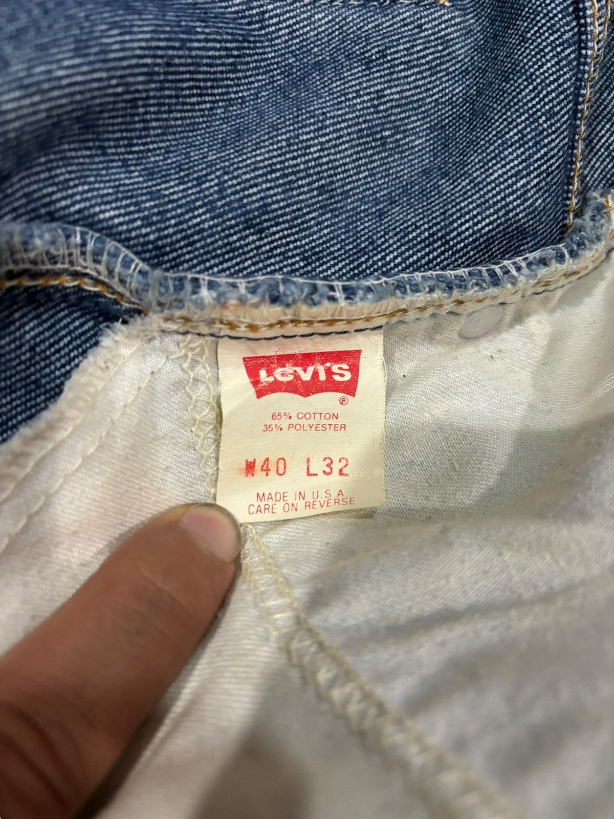 Levi's × Levi's Vintage Clothing × Vintage 90’s Vintage Levi’s Japan Lot 517 Straight Cut Denim Jeans Size US 40 / EU 56 - 6 Thumbnail