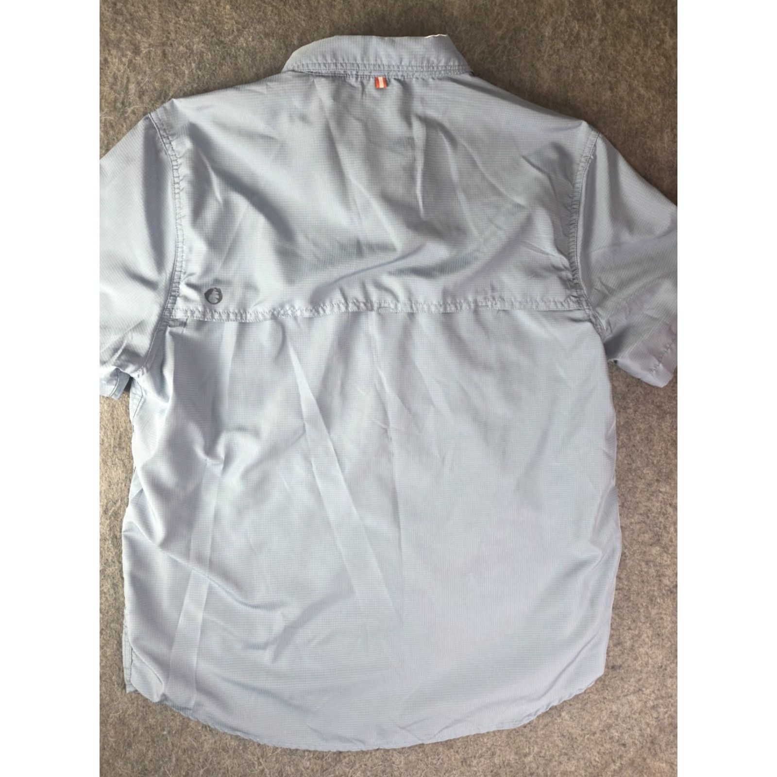 Vintage VINTAGE American Outdoorsman Light Blue Vented Fishing Shirt Large L Short Sleeve Button-Up Men Blues Fish Size US L / EU 52-54 / 3 - 6 Thumbnail