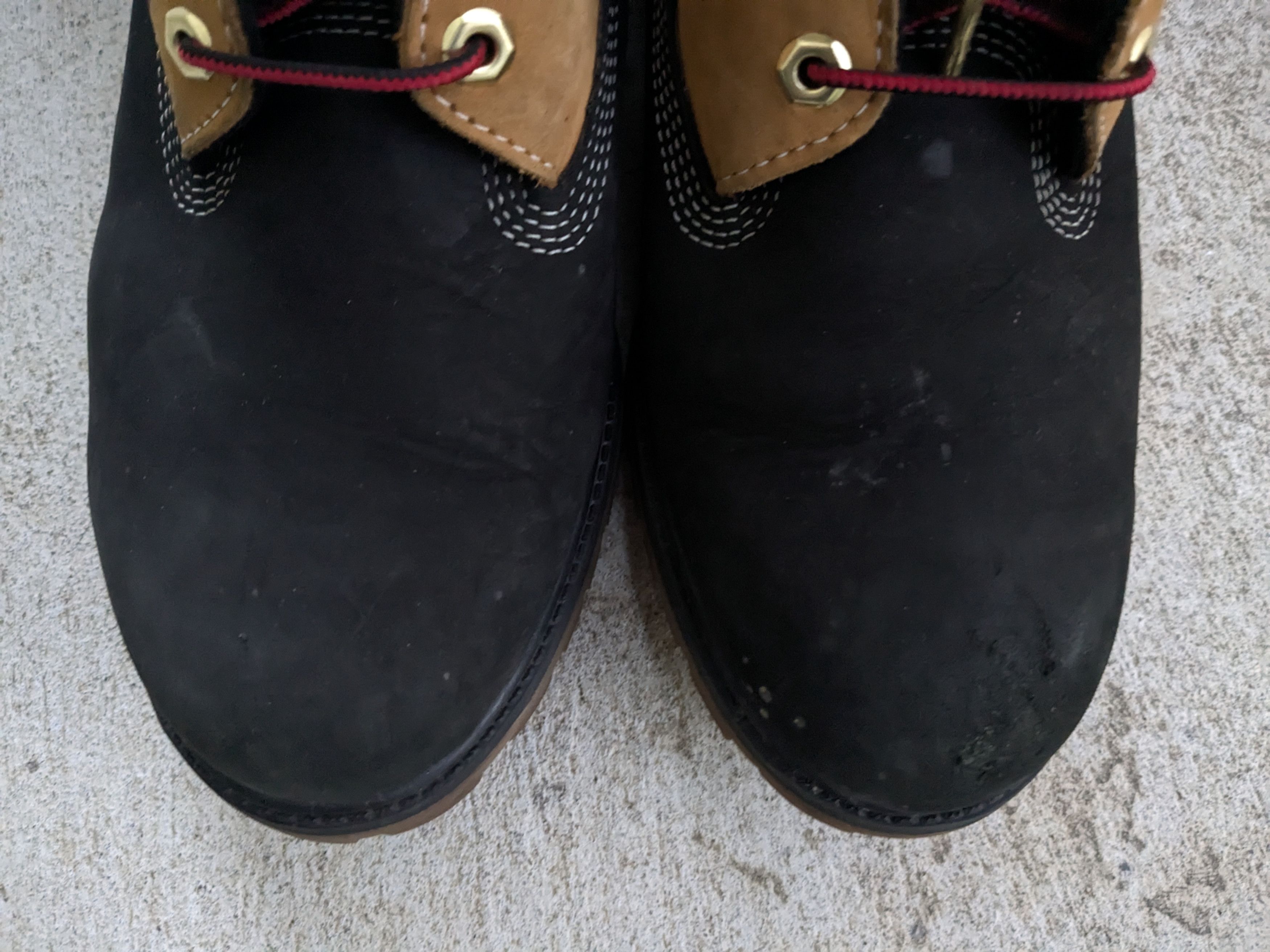 Other Timberland Boots Wheat Red Black 10 M Suede Combat Size US 10 / EU 43 - 3 Thumbnail