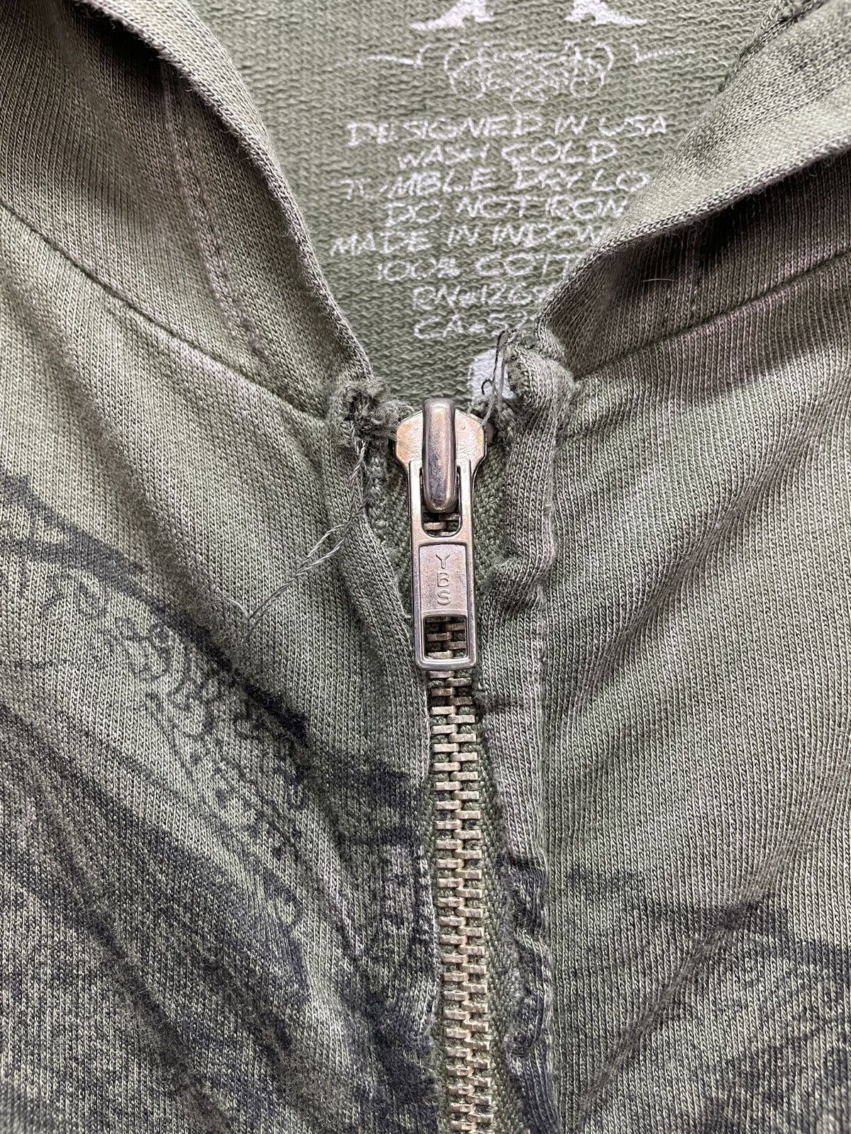 Vintage Y2K Xtreme Couture Light Zip Hoodie Affliction Type