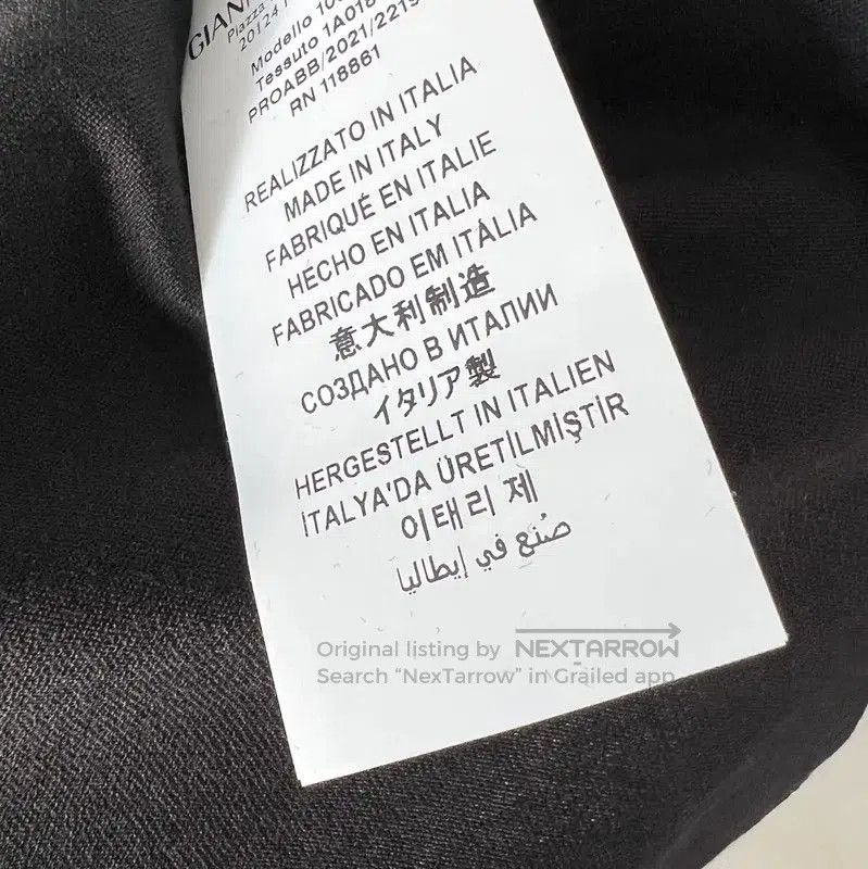 Versace Versace Black Cotton Embroidered Short Sleeve T-shirt . Size US M / EU 48-50 / 2 - 5 Thumbnail
