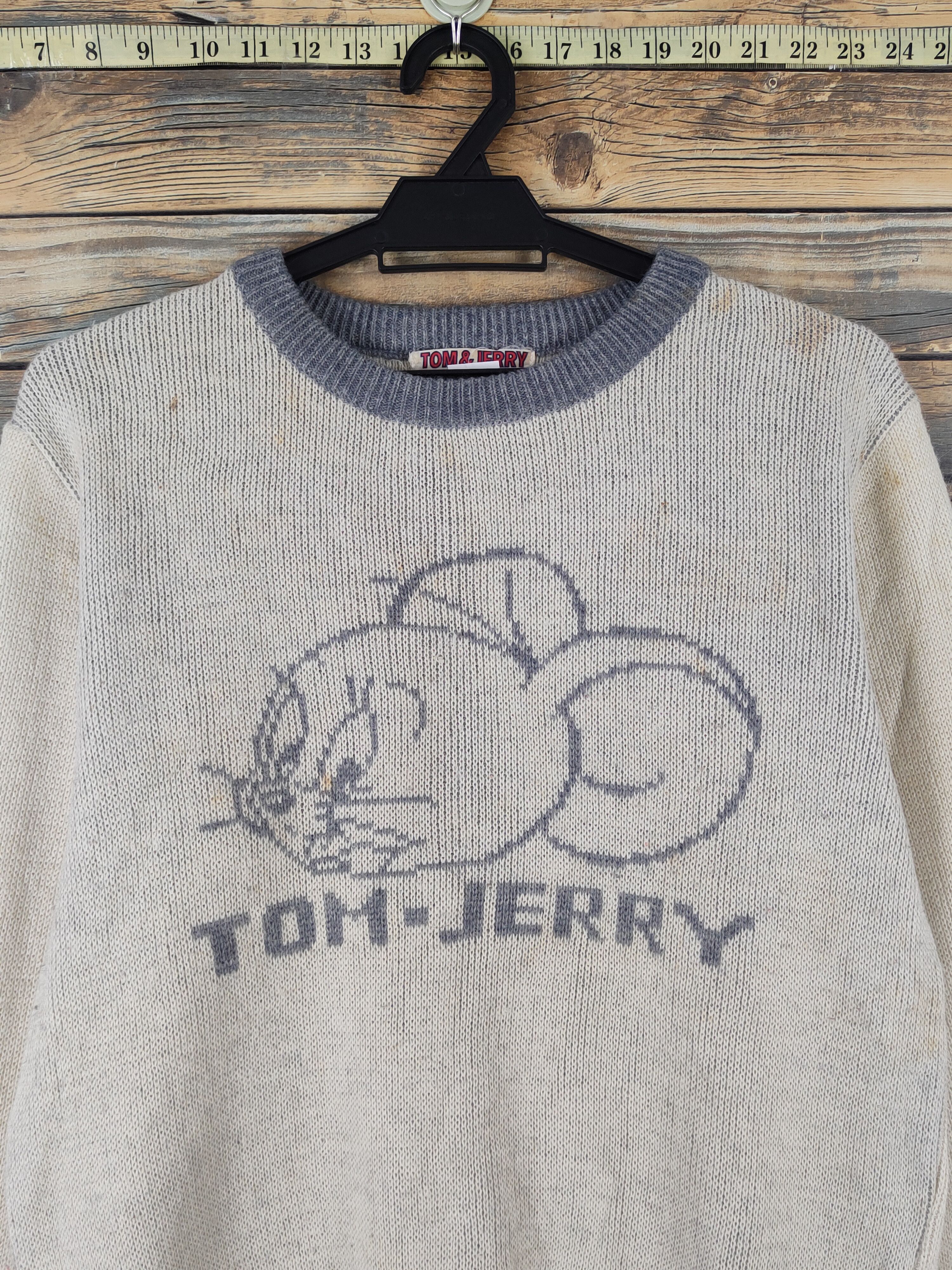 Cartoon Network Tom & Jerry by Renown vintage Knitwear Sweatshirts #W2025 Size M / US 6-8 / IT 42-44 - 2 Thumbnail