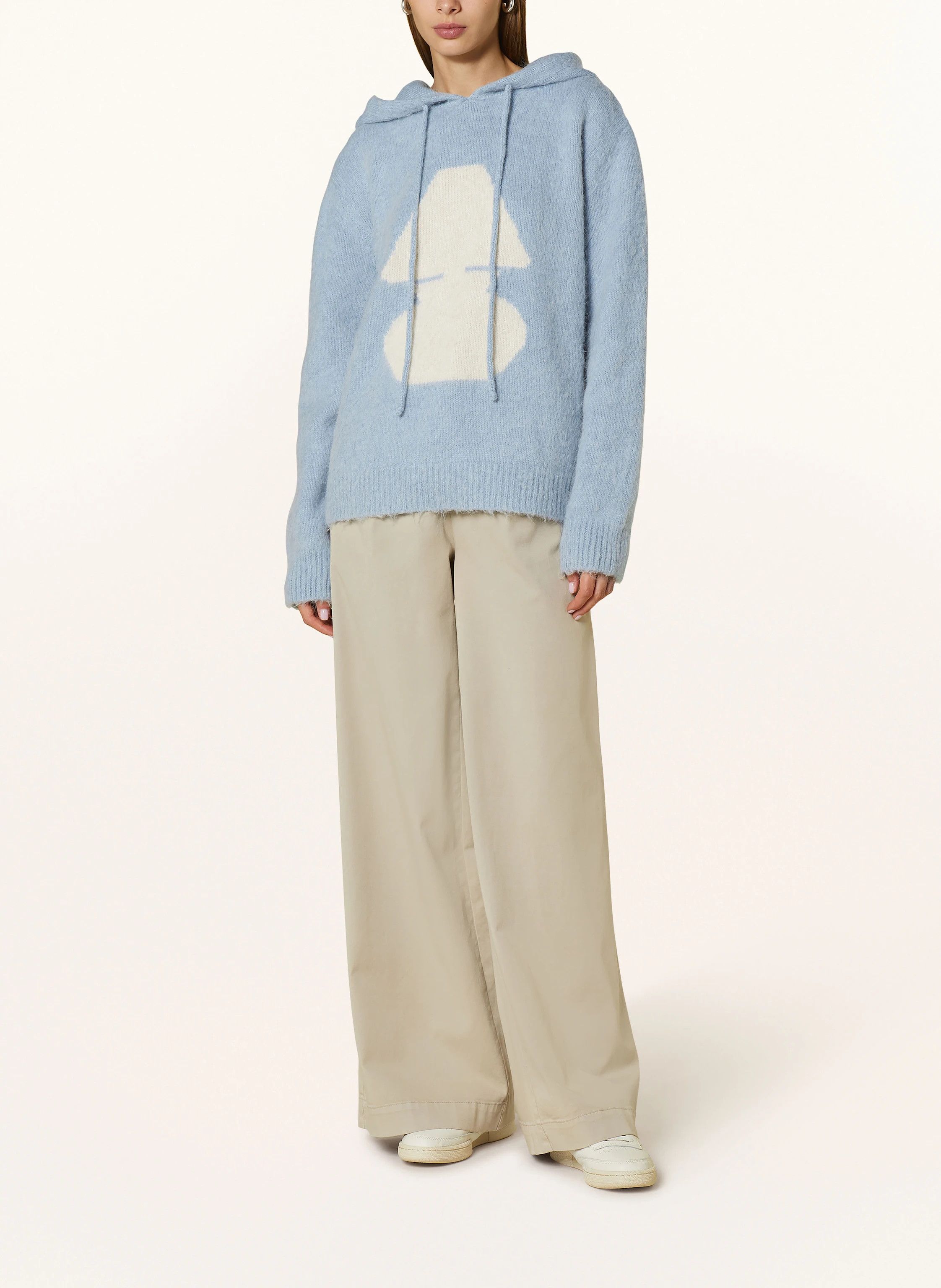 AUTRY o1y0725 Logo Hoodie in Sky Blue Size L / US 10 / IT 46 - 4 Thumbnail