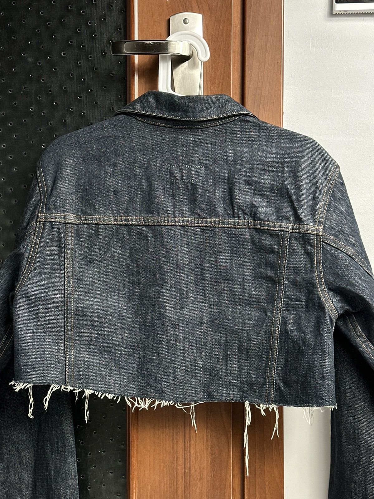 Tellason Mens Cropped Denim Jacket Tellason Jacket USA Avantgarde Size US M / EU 48-50 / 2 - 4 Thumbnail