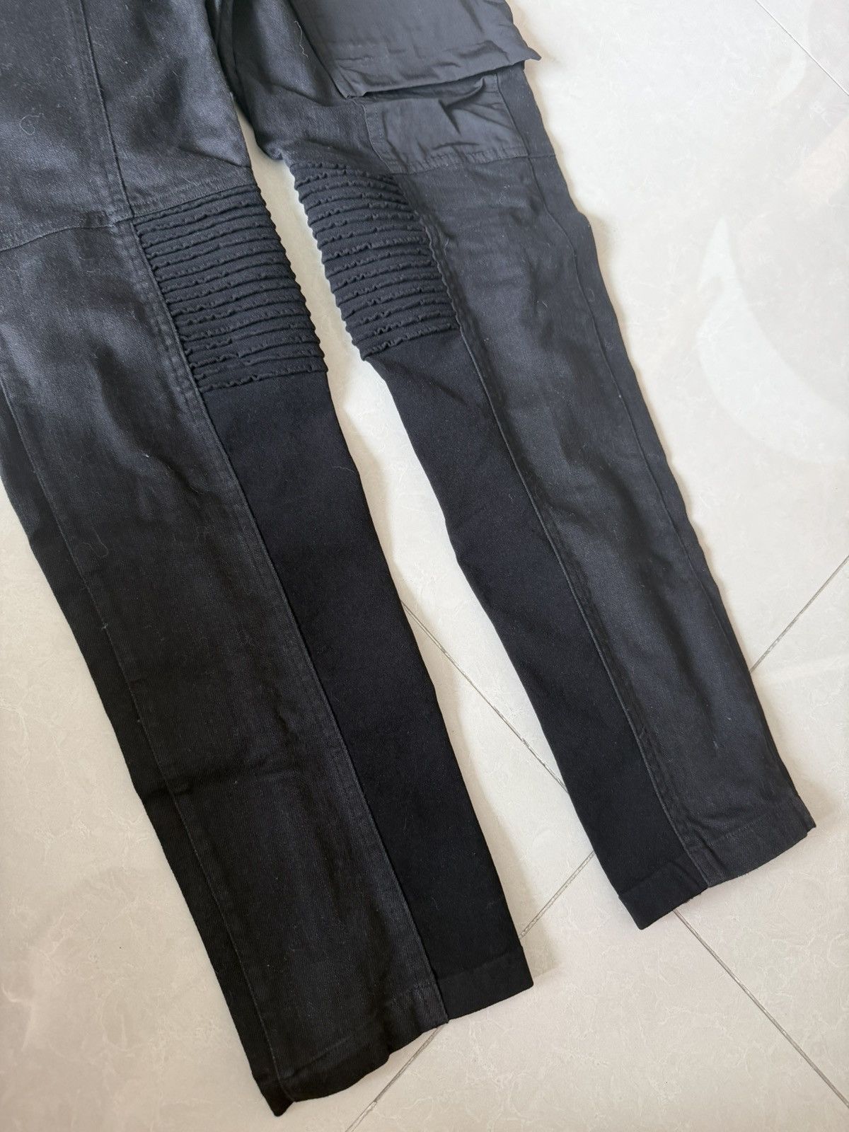 Rick Owens RICK OWENS SKINNY PANTS RU13F03013-SBMU Size US 36 / EU 52 - 3 Thumbnail