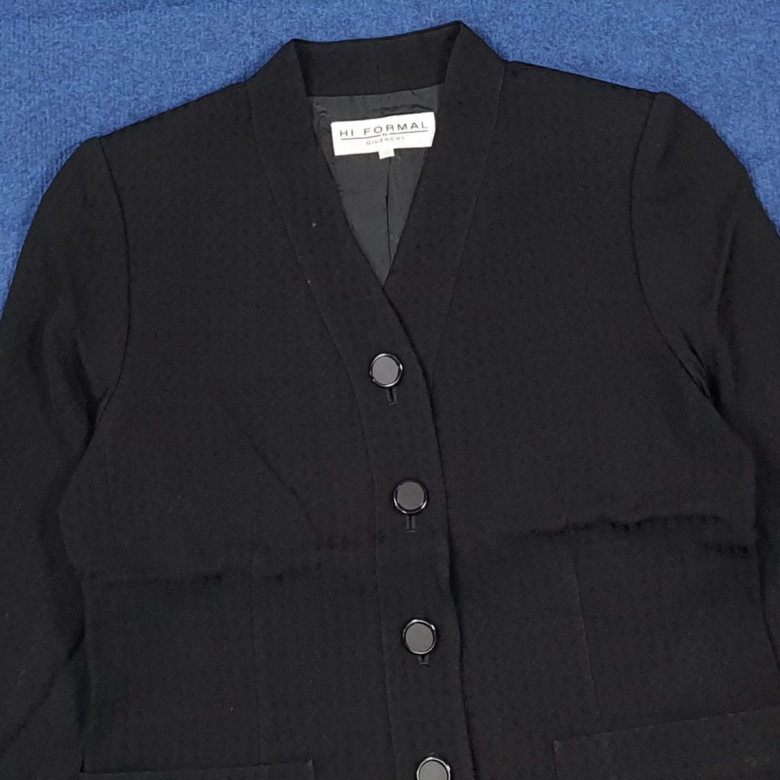 Givenchy Vintage Givenchy Hi Formal Black Blazer Formal Wear C289N6 Size XS / US 0-2 / IT 36-38 - 2 Thumbnail