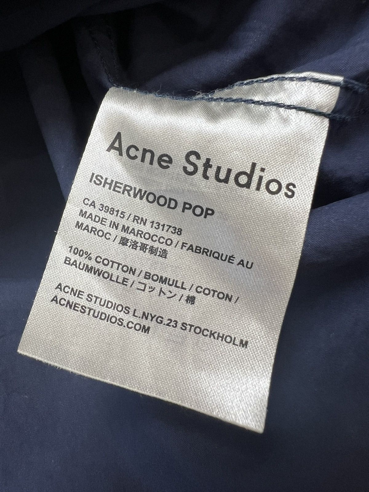Acne Studios Acne Studios Isherwood Shirt Size US M / EU 48-50 / 2 - 5 Thumbnail