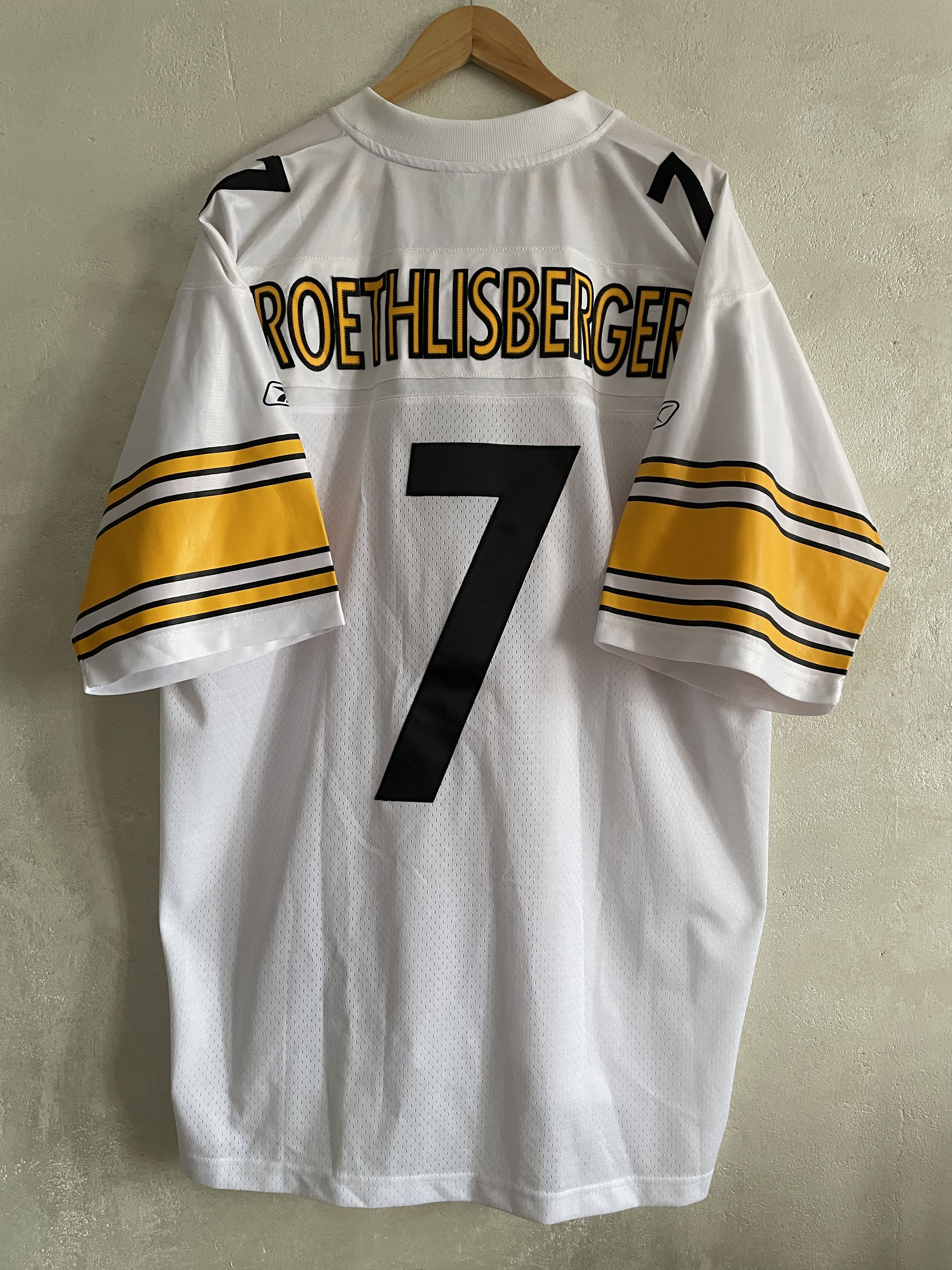 Reebok Pittsburgh Steelers NFL Football Jersey Ben Roethlisberger Size US XL / EU 56 / 4 - 1 Thumbnail