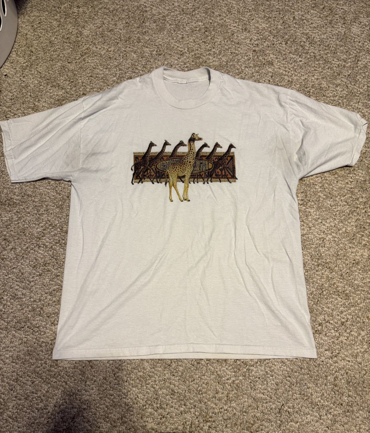 Other Vintage Giraffe T-Shirt Size US XL / EU 56 / 4 - 2 Thumbnail