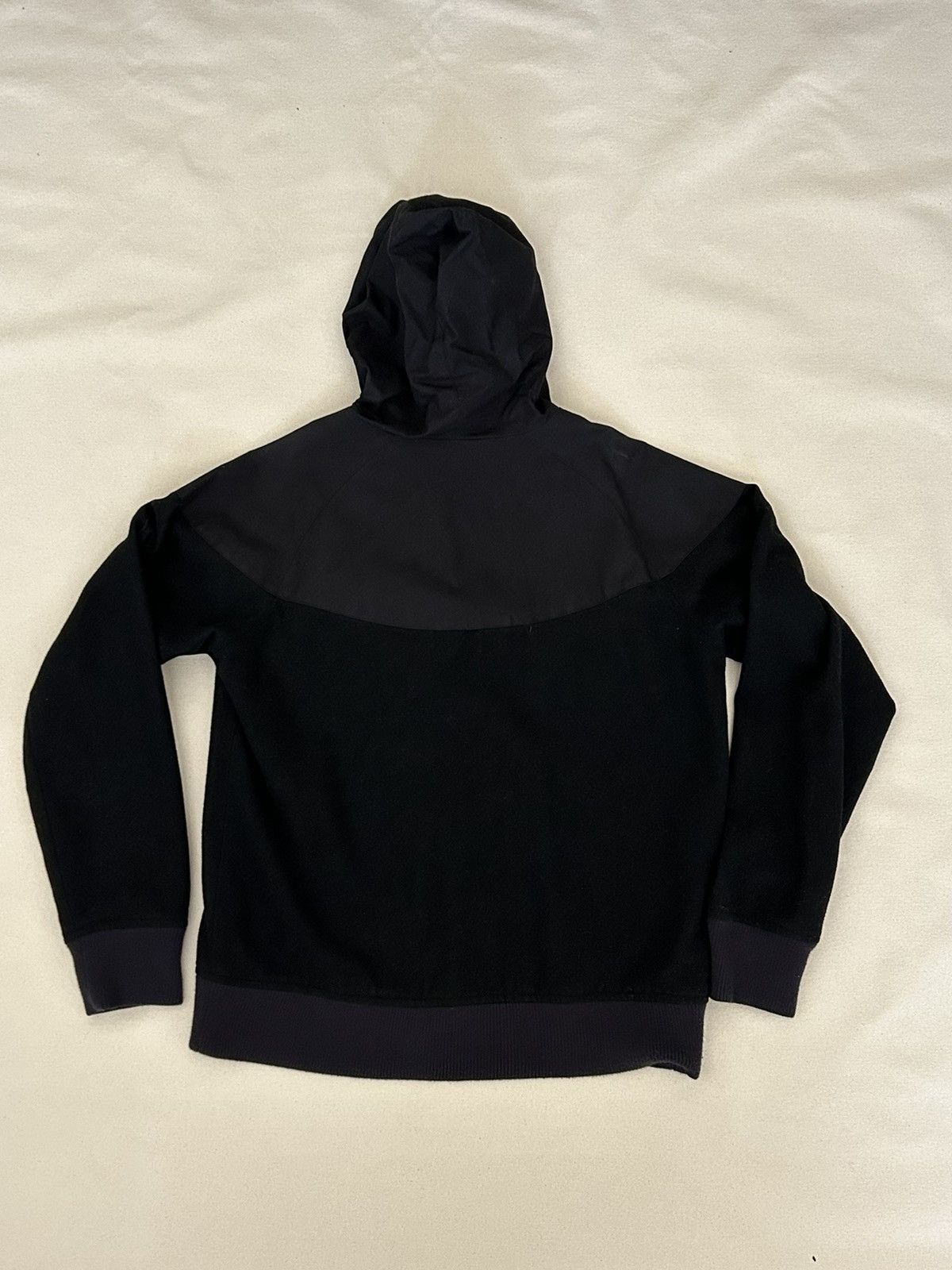 Nike Nike double black zip front wool blend hooded sweatshirt Size US L / EU 52-54 / 3 - 2 Thumbnail
