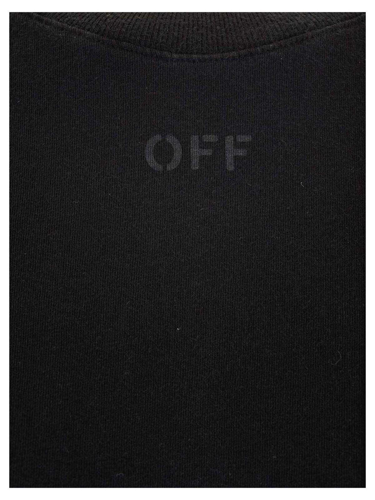 Off-White o1gr1nt0325 Rubber Arrow Reg T-Shirt in Black Size XXS / US 00 / IT 34 - 3 Thumbnail