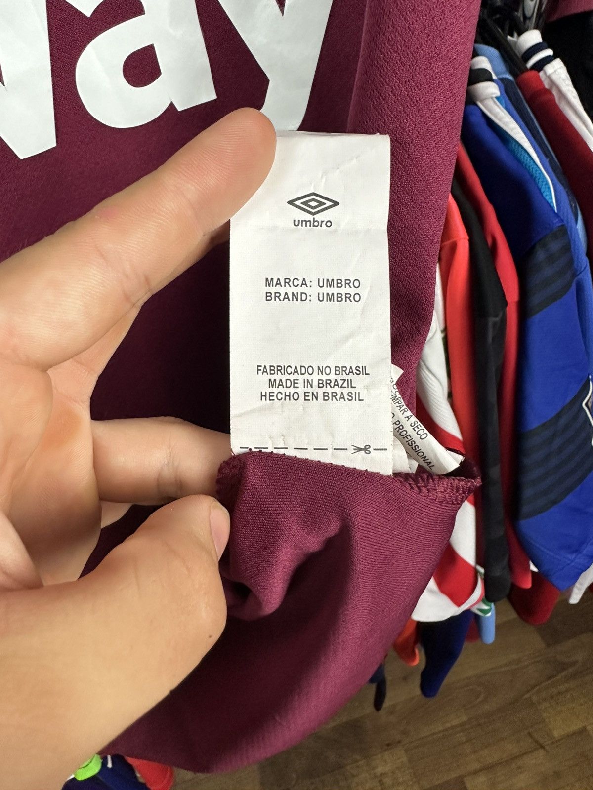 Umbro Umbro West Ham United 2022 2023 Football Jersey Soccer Shirt Size US S / EU 44-46 / 1 - 7 Thumbnail