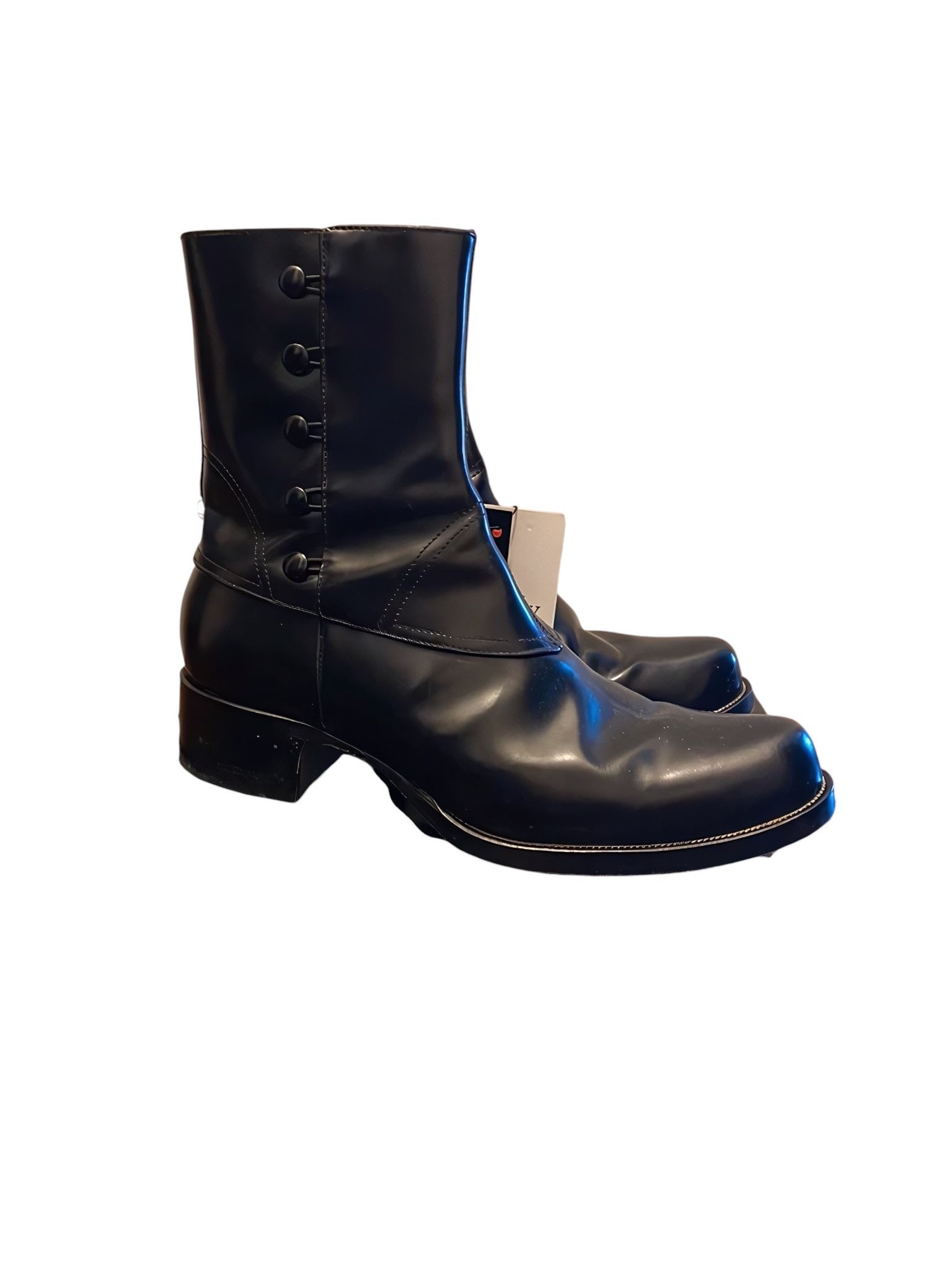 Dsquared2 LEATHER COMBAT BOOTS Size US 7 / EU 40 - 2 Thumbnail