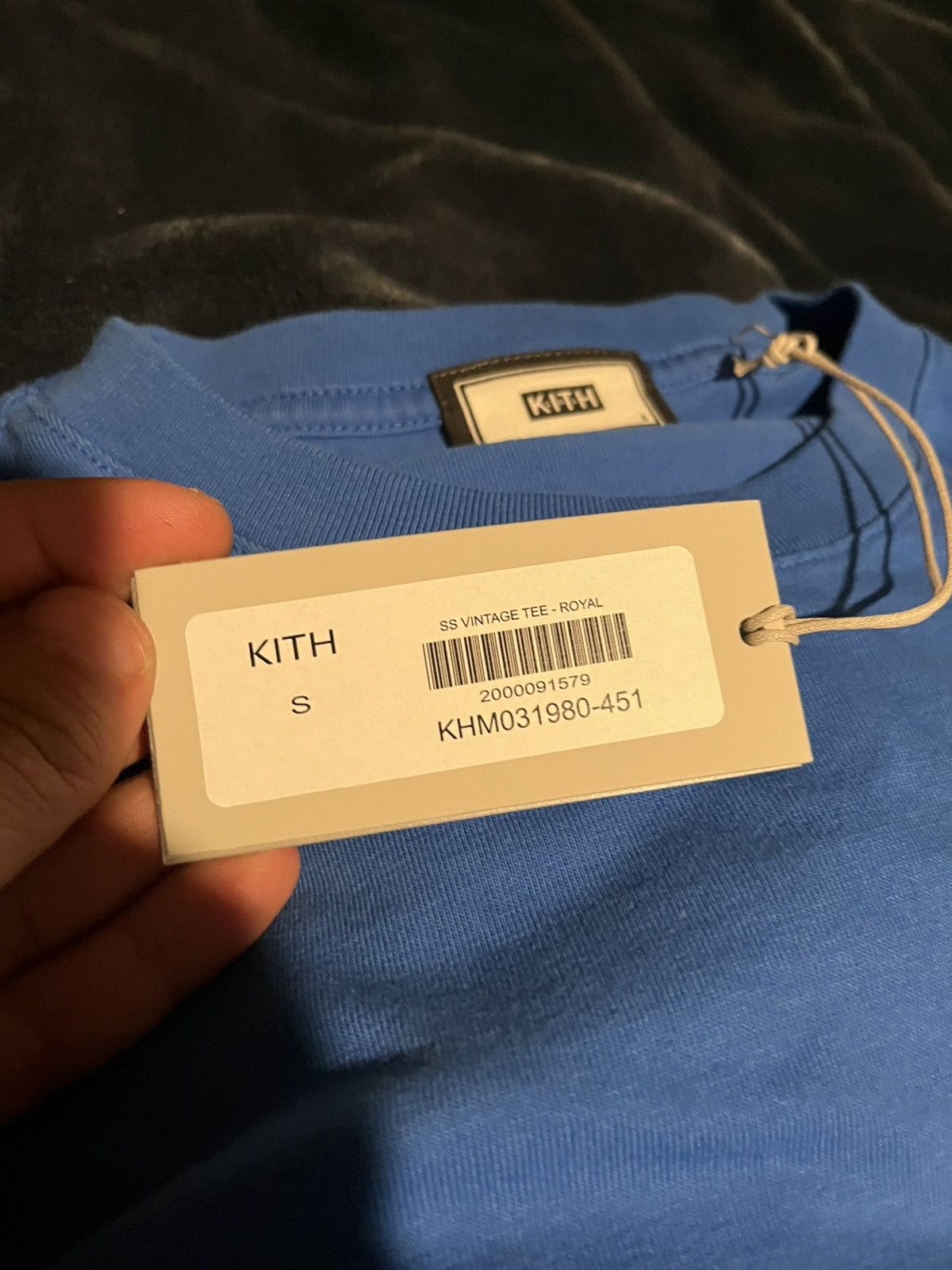 Kith × Ronnie Fieg Kith Blue Essentials Basic T Shirt Size US S / EU 44-46 / 1 - 4 Thumbnail