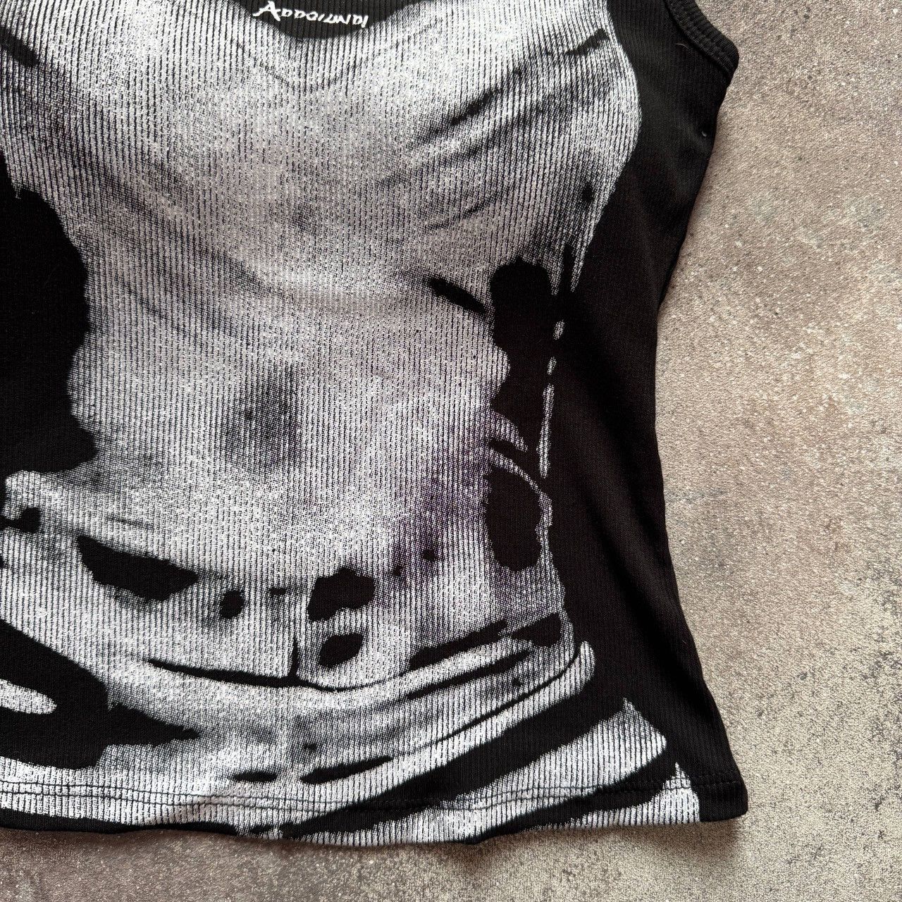 If Six Was Nine Diesel Style Y2K Body Print Avant Garde Tank Top Size S / US 4 / IT 40 - 7 Thumbnail